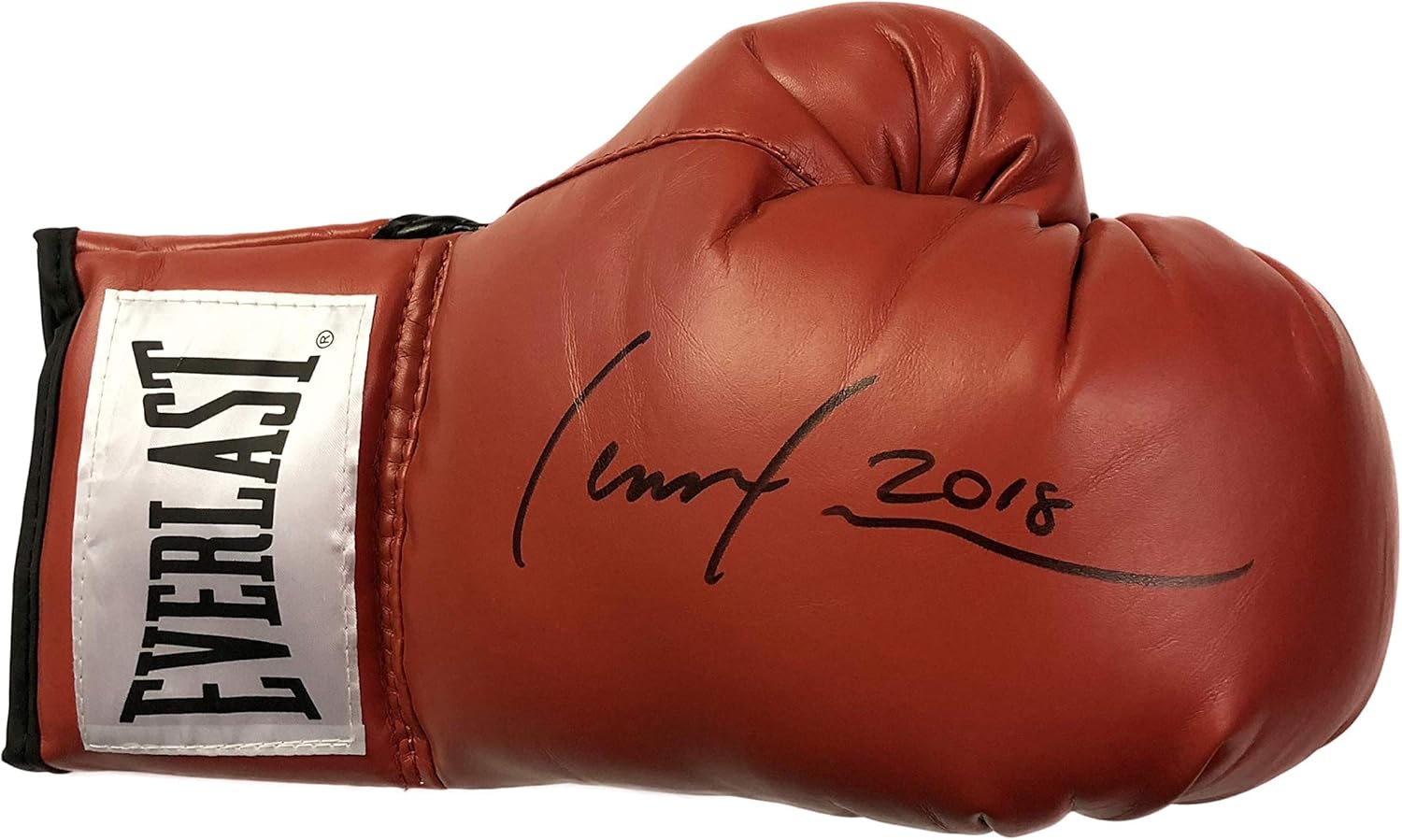 Allstarsignings Lennox Lewis World Heavyweight Champion signed boxing glove with COA & proof