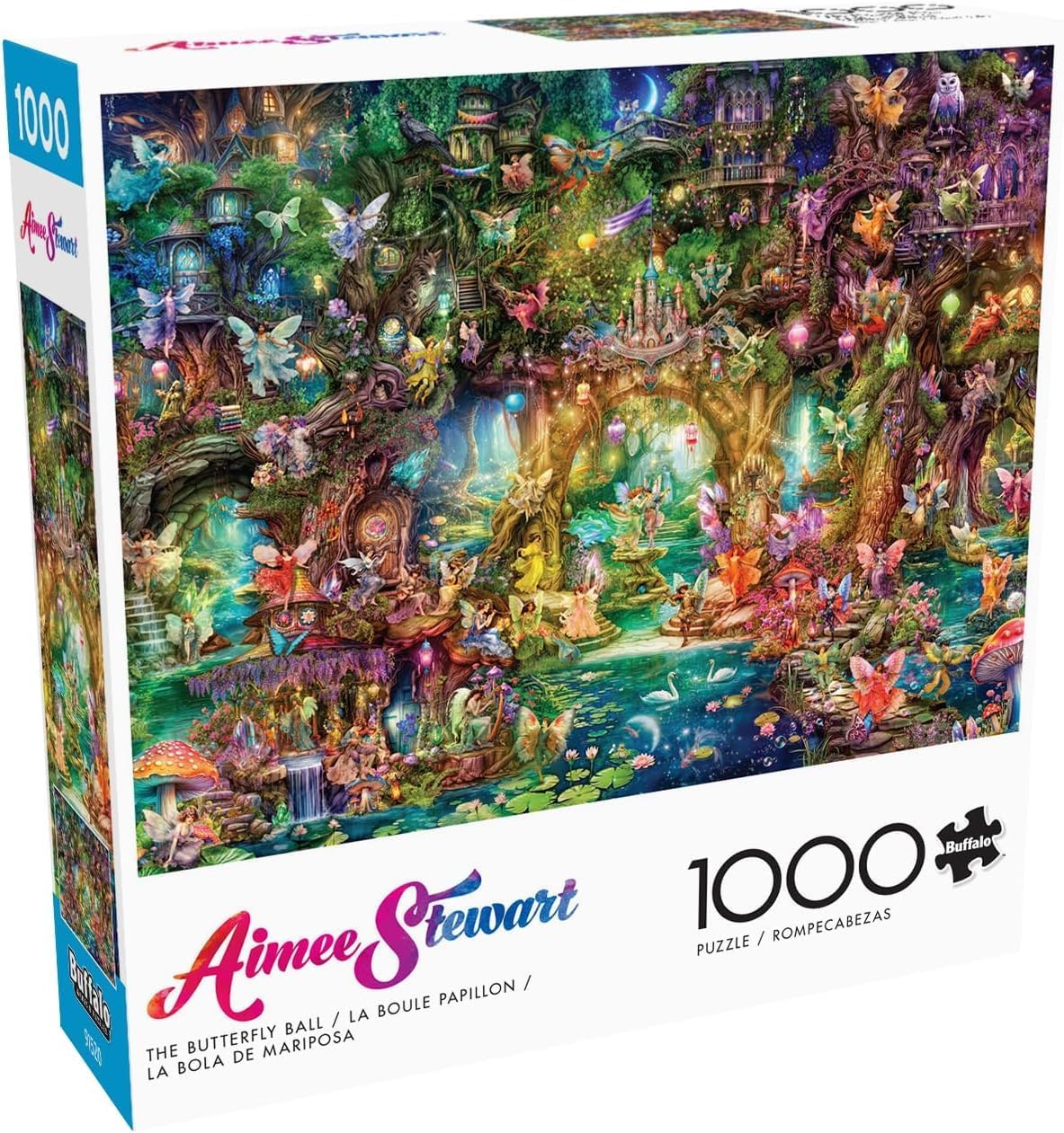 Buffalo Games - Aimee Stewart - The Butterfly Ball - 1000 Piece Jigsaw Puzzle for Adults Challenging Puzzle Perfect for Game Nights - Finished Size 26.75 x 19.75