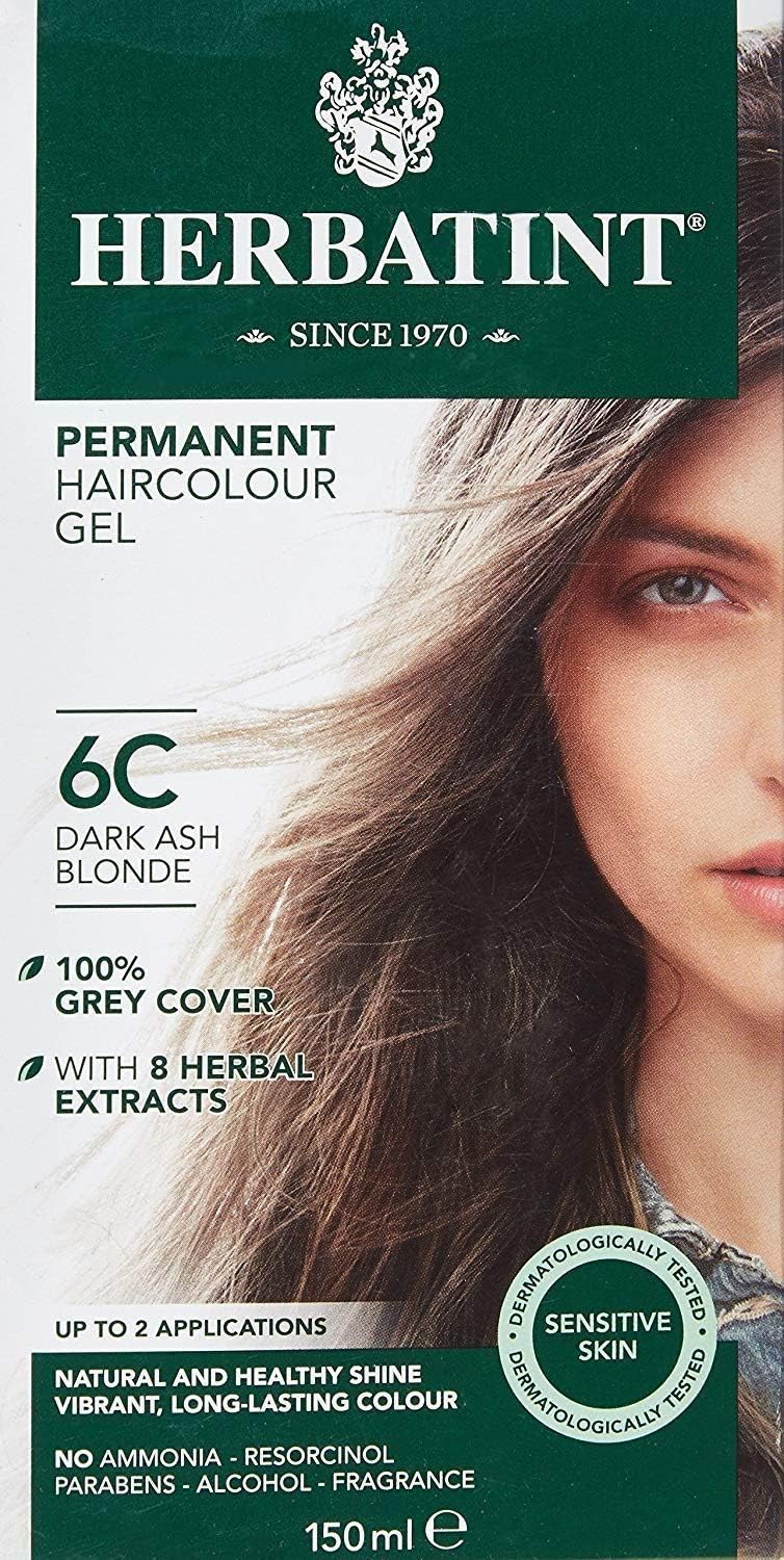 Dark Ash Blonde Hair Colour 6C 150ml by Herbatint