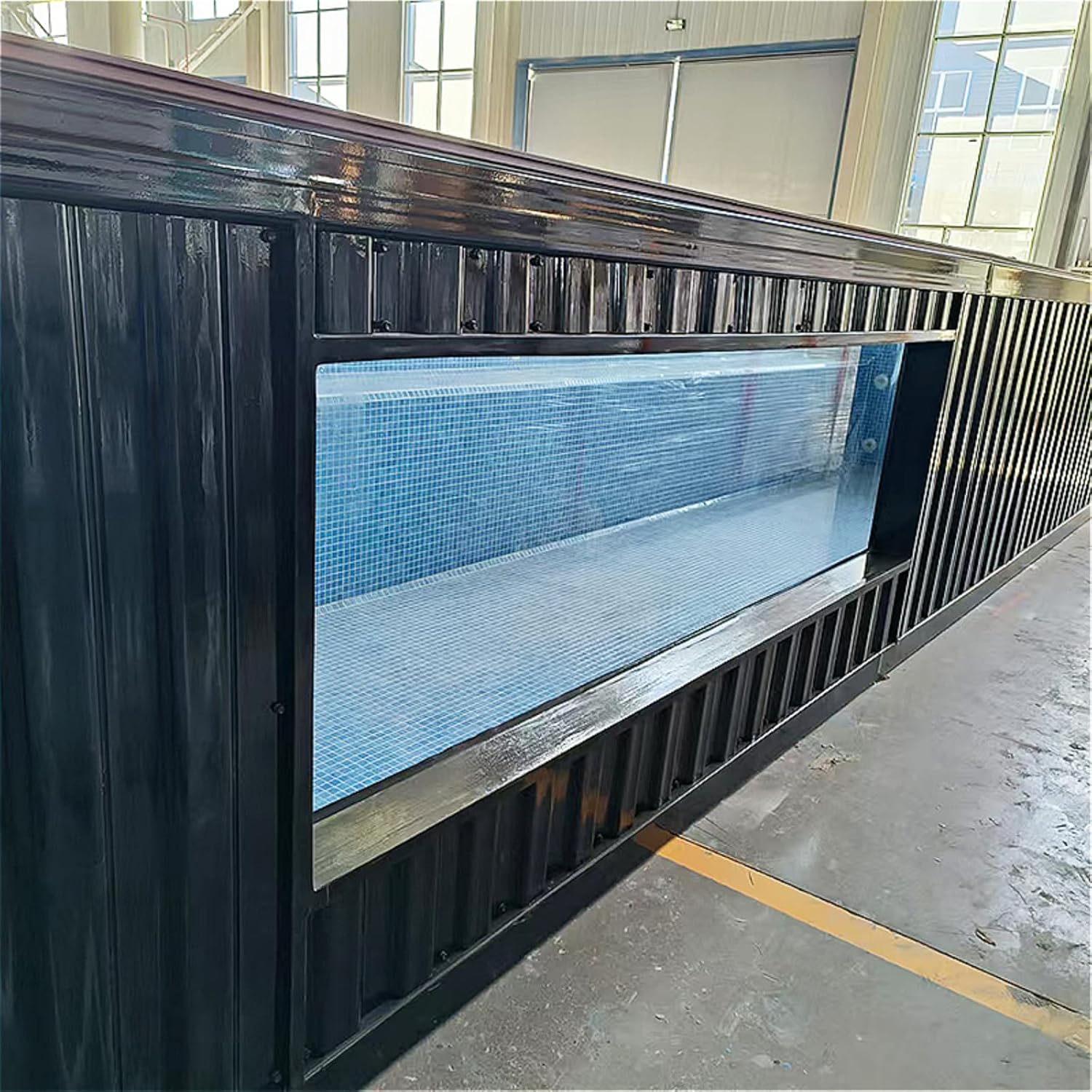 Compact Prefab Container Pool Material Backyard Swimming Pool for Small Outdoor Areas, Ideal for Urban Homes and Limited Spaces