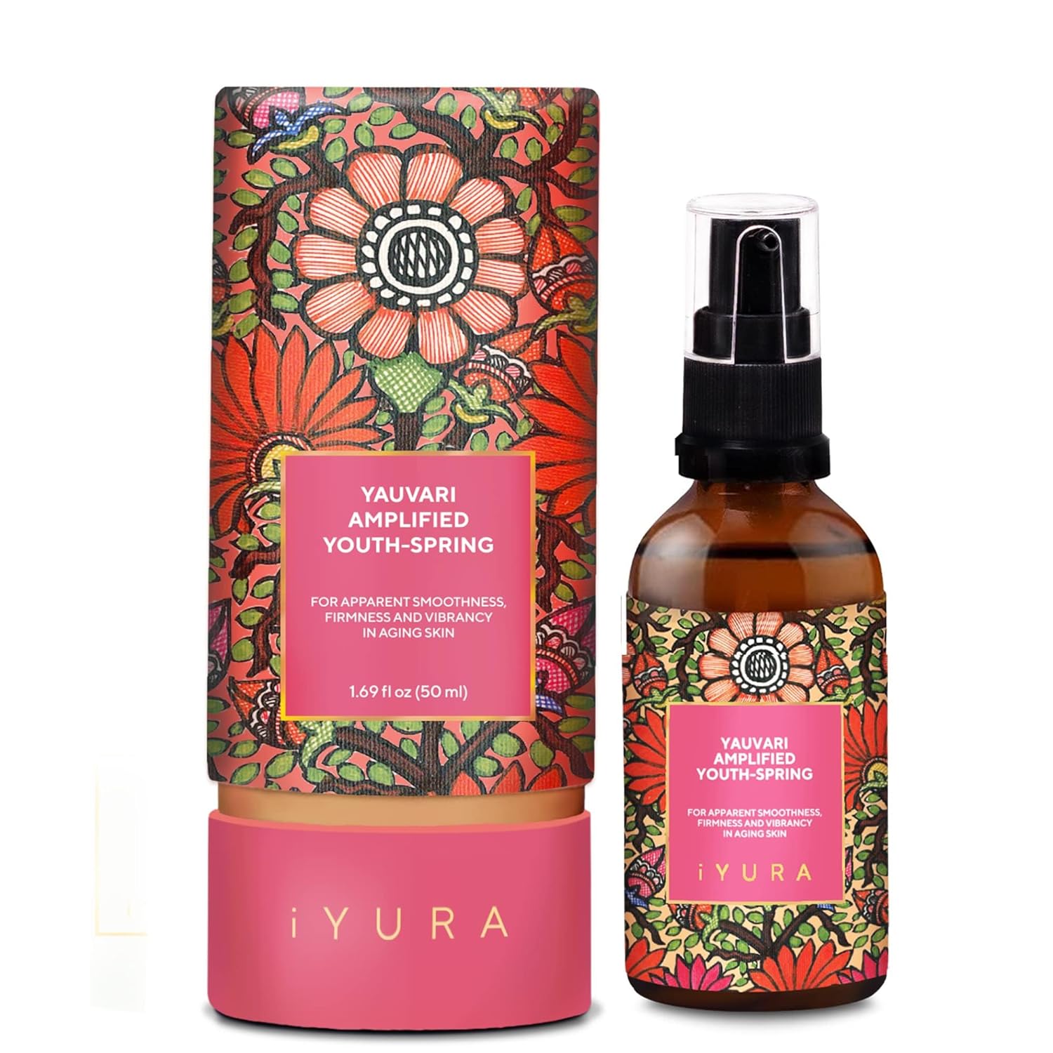Yauvari Amplified Youth Spring - Best Face Moisturizer for Dry Skin, Aging or Mature Skin - Replaces Your Anti Aging Moisturizer - Natural Skincare with Natural Vitamin E, Vitamin A, Vitamin B