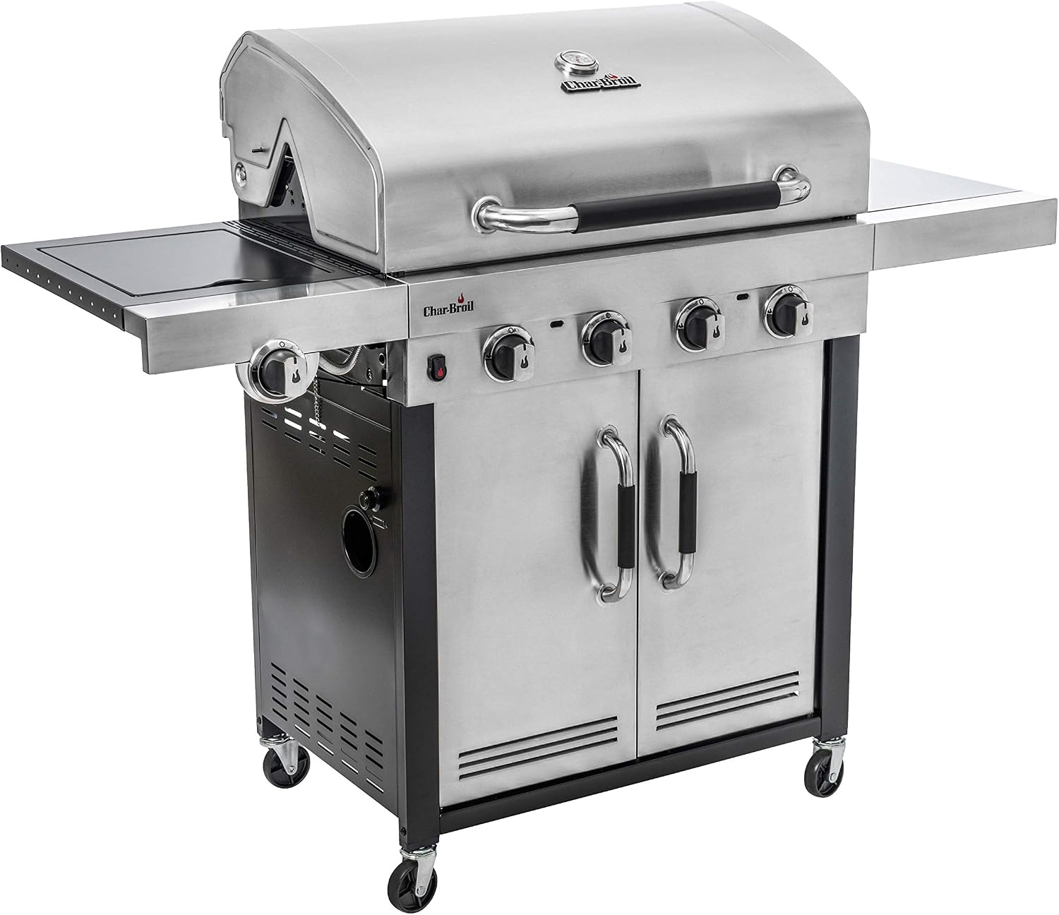 Char-Broil 140895 Advantage Series 445S - 4 Burner Gas Barbecue Grill with TRU-Infrared Technology, Stainless Steel Finish