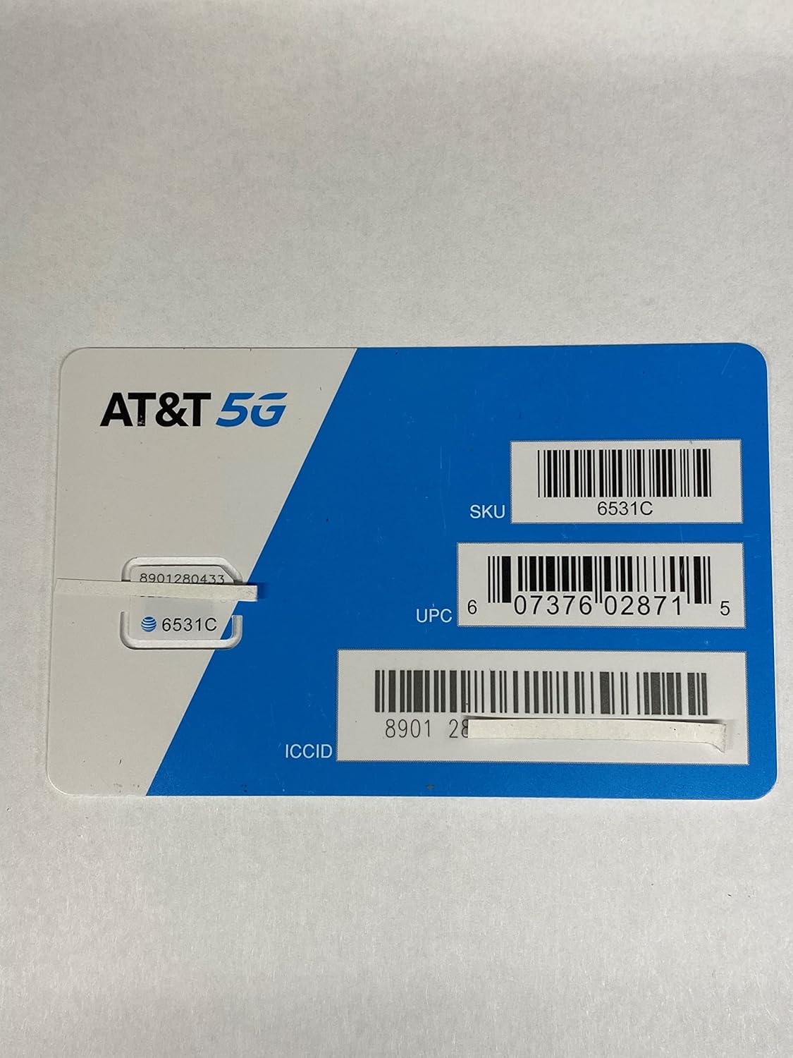 At&t 4g 5g Nano sim Card 6531c for All iPhone & Galaxy or Newer at&t Devices - Packed with Simbros Simkey for Easy sim Installation! Fastest 5g sim Available for At&t! (50 Pack)