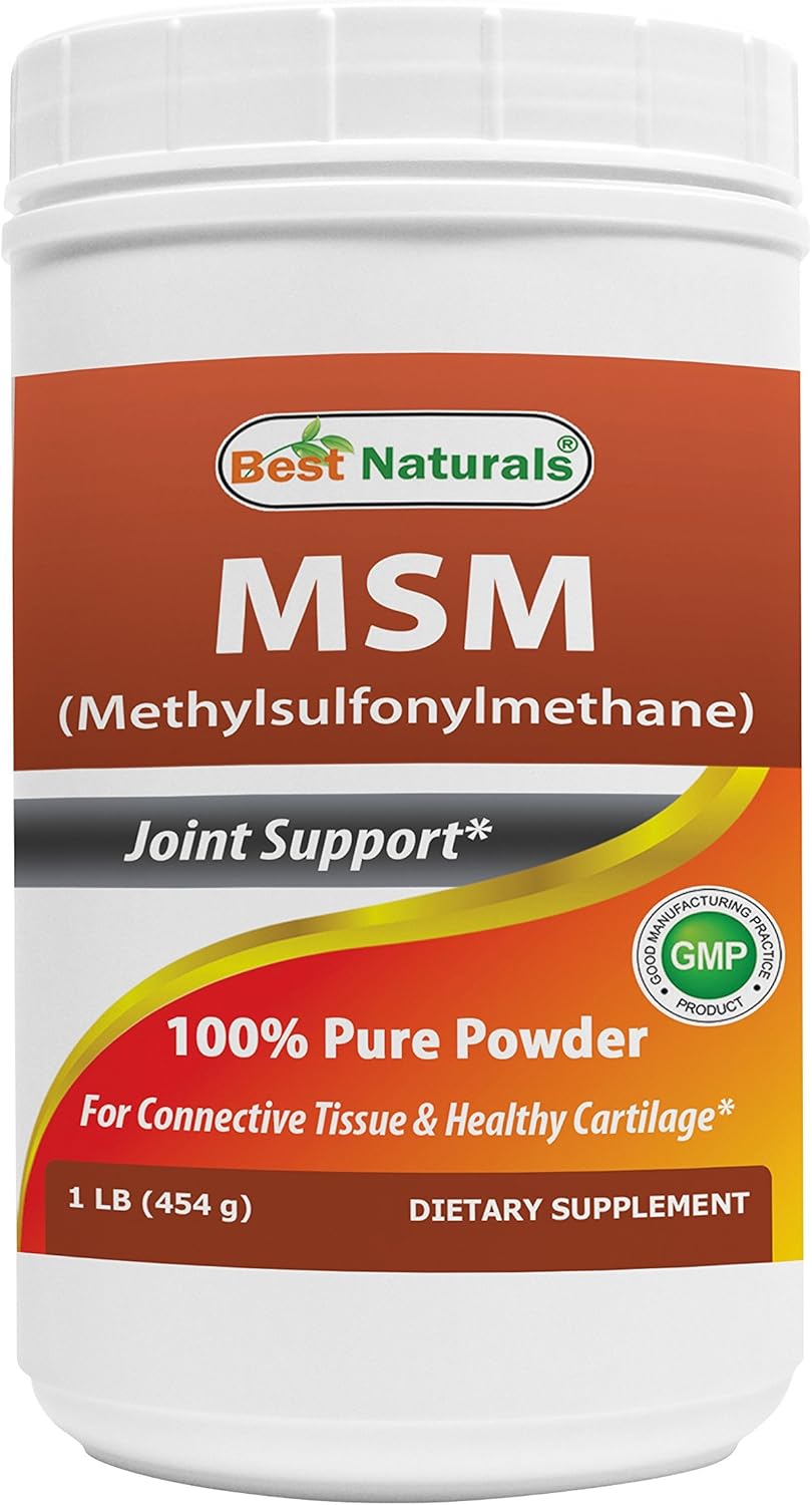 Best Naturals 100% Pure MSM Powder, 1Lb (1 LB (Pack of 1))