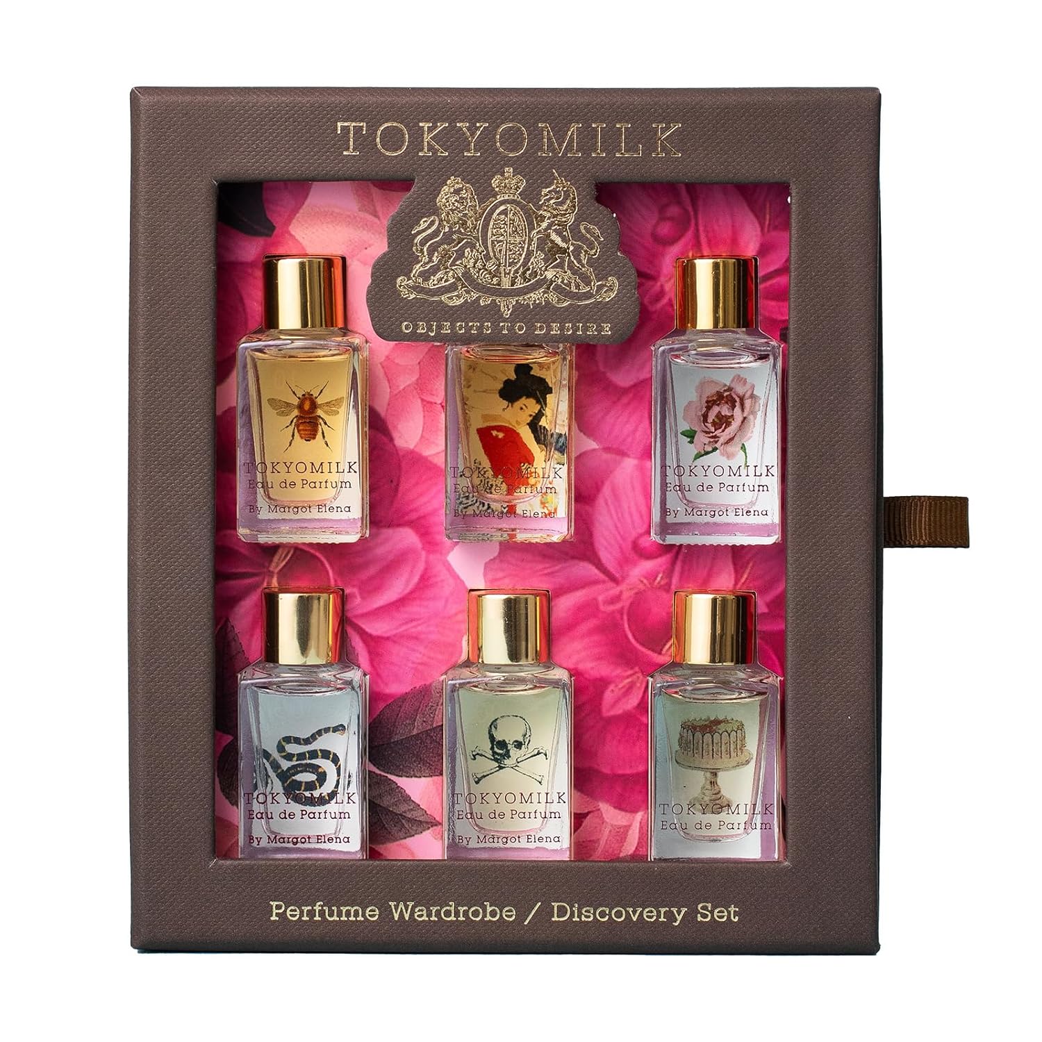 TOKYOMILK Eau de Parfum Discovery Set, 6 Fragrances in 0.23 fl. oz. Bottles, Perfume for Women, Mini-Perfume Sampler, Women’s Cologne Fragrances Gift Set