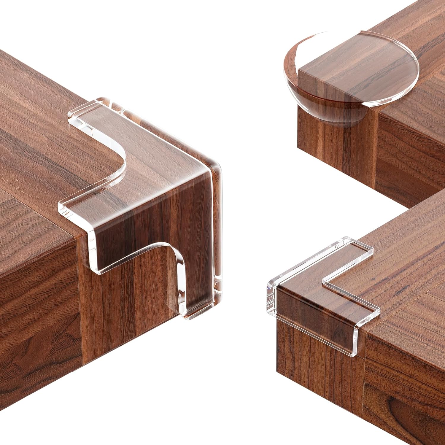 16 Pack Corner Protectors for Baby & Kids, Transparent Soft Furniture Safety Bumpers, Baby Proofing Edge Protector, Safety Products to Proof Table Corners and Edges