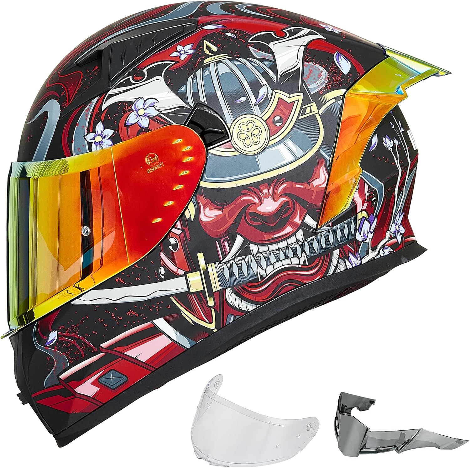 ILM Motorcycle Helmet Full Face with Pinlock Compatible Motocross DOT Z501