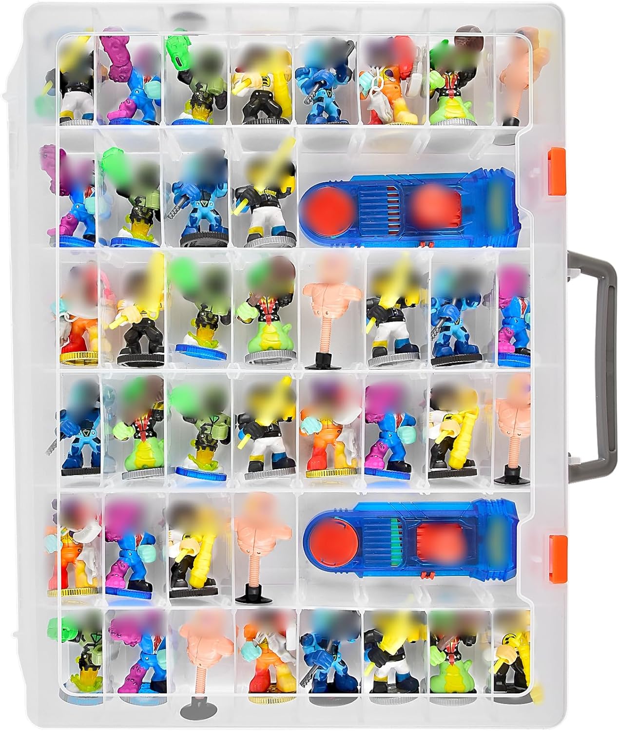 Case Compatible with Akedo Ultimate Arcade Warriors Starter Pack, Toy Storage for Battle Arena Controller & Warrior Collector Mini Battling Action Figures, Holder for Akedo Game Playset (Box Only)