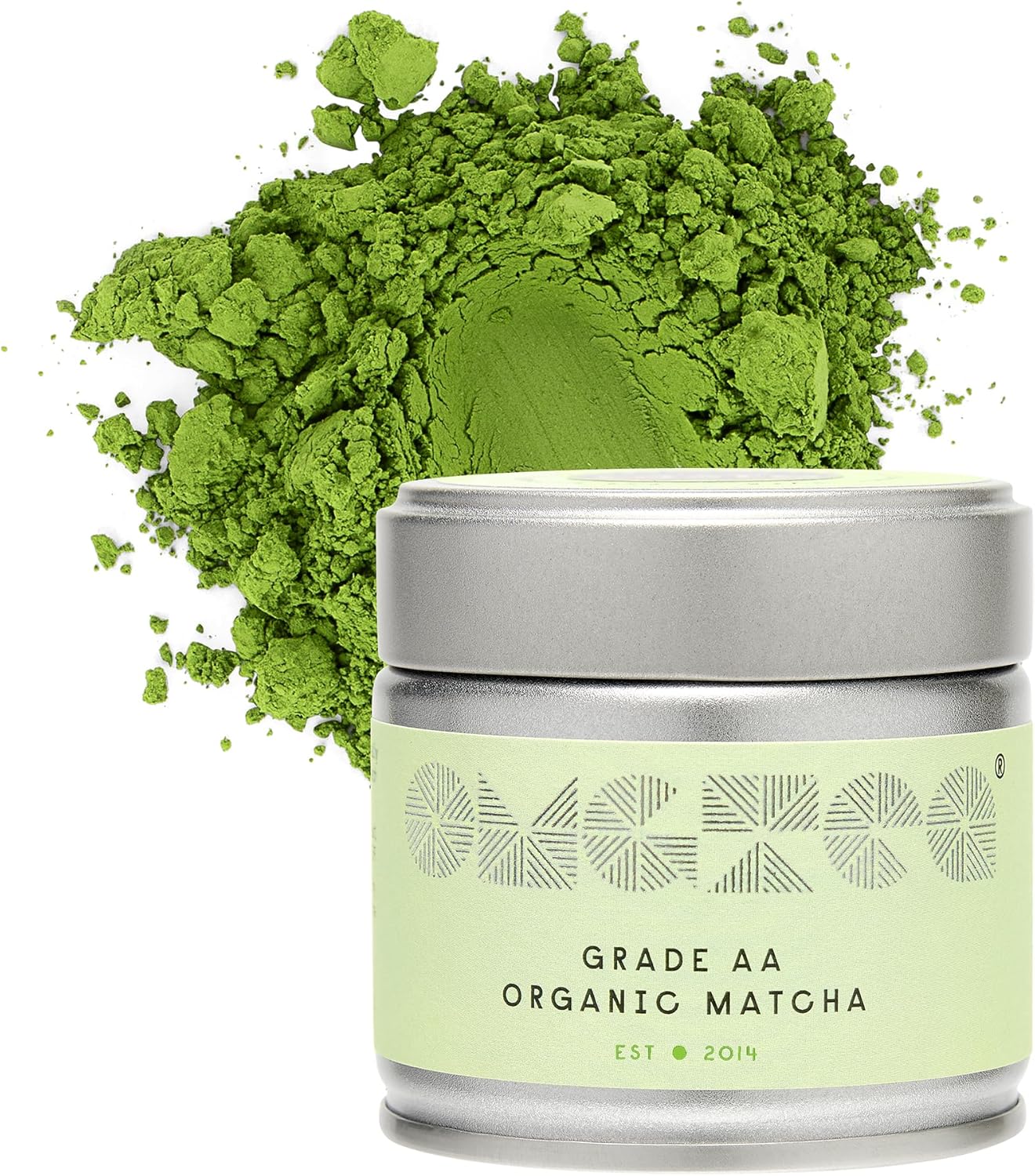 OMGTEA High-Grade Organic Japanese Matcha Green Tea Powder Ceremonial Grade AA – 30g/30 Servings. Great Taste Award Winner 2021