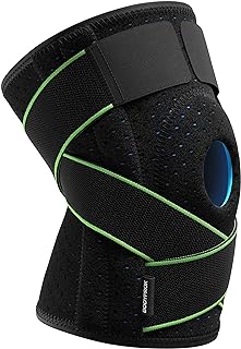 Bodyprox Knee Brace with Side Stabilizers & Patella Gel Pads for Knee Support