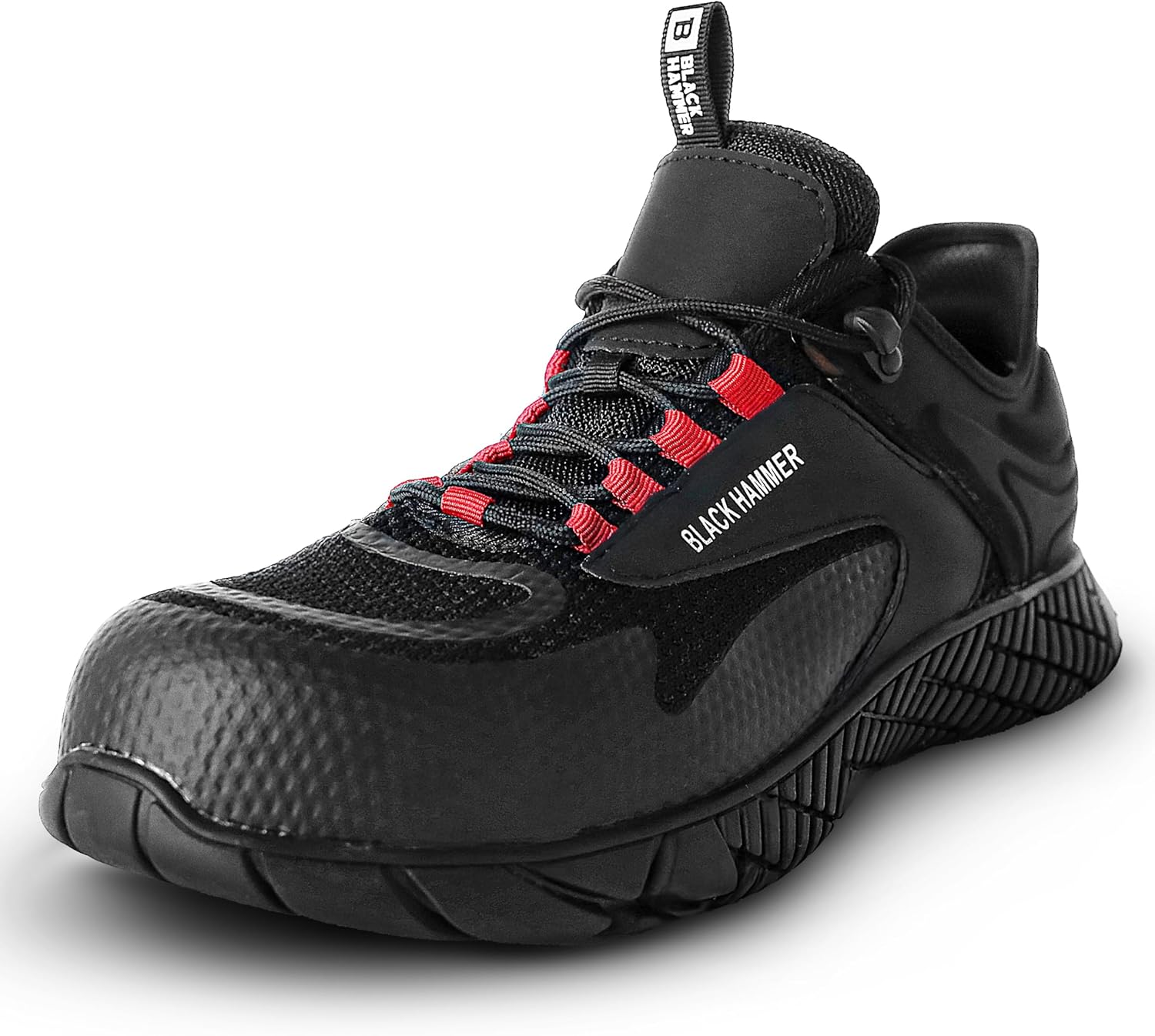 Men's Safety Trainers Hands Free Slip On with Laces Ideal Utility & Warehouse Work Shoes Professional Footwear S1 PL SR FO ESD Swift 5619