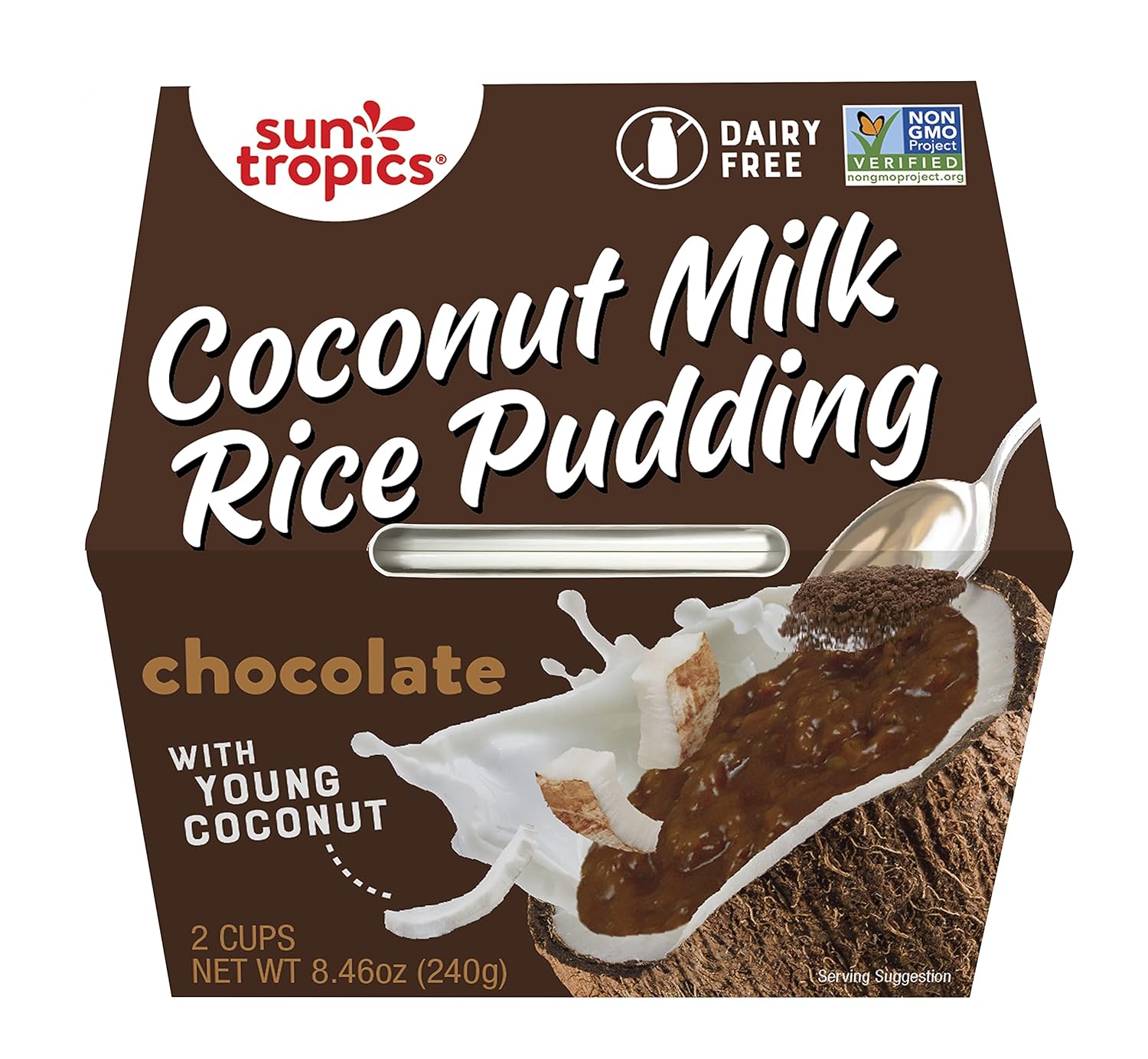 Sun Tropics Chocolate Coconut Milk Rice Pudding 2 Count, 8.46 OZ