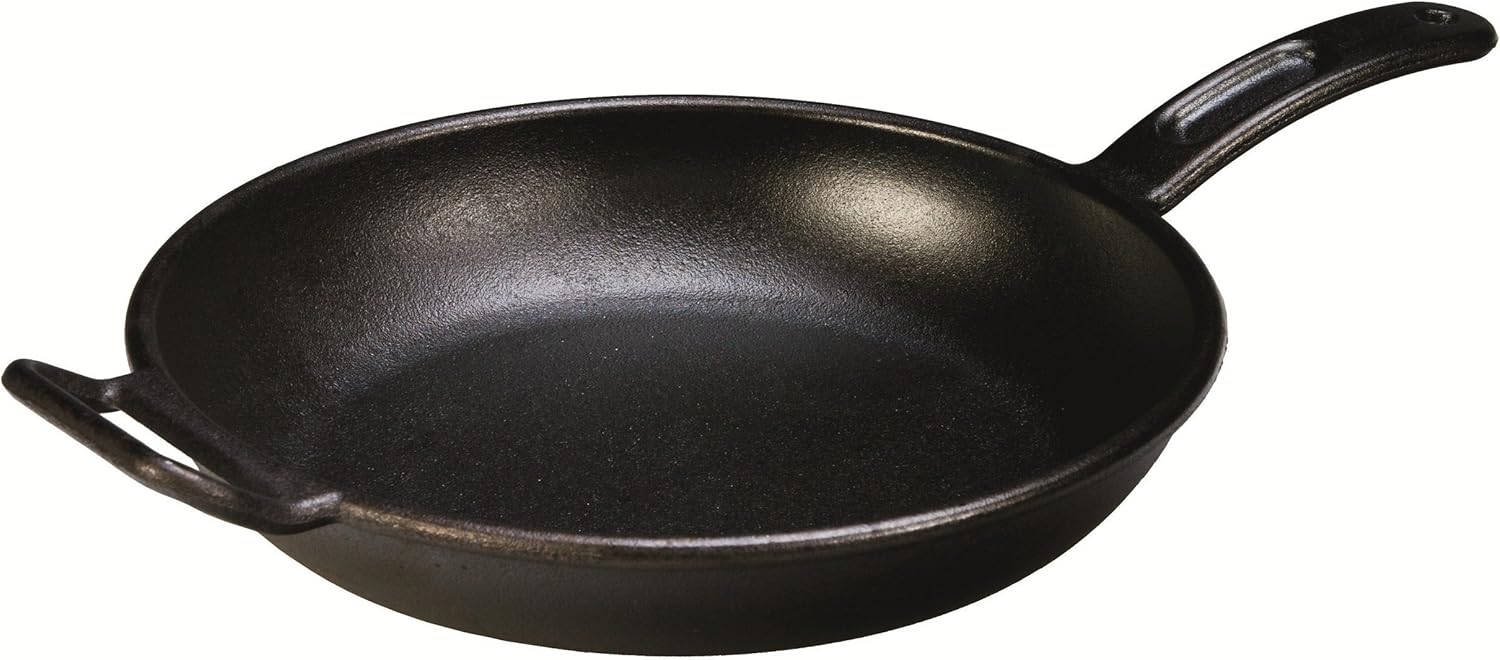 Lodge BOLD 12 Inch Seasoned Cast Iron Skillet, Design-Forward Cookware,Black