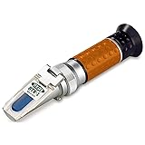Vee Gee Scientific BTX-1 Handheld Brix Refractometer with ATC, 0-32% Brix Range, 0.2% Resolution, ±0.2% Accuracy, Industrial-Grade, 5-Year Warranty