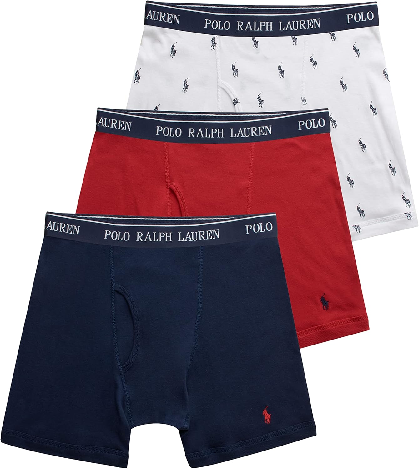 POLO Men's Boxer Briefs (Pack of 3)
