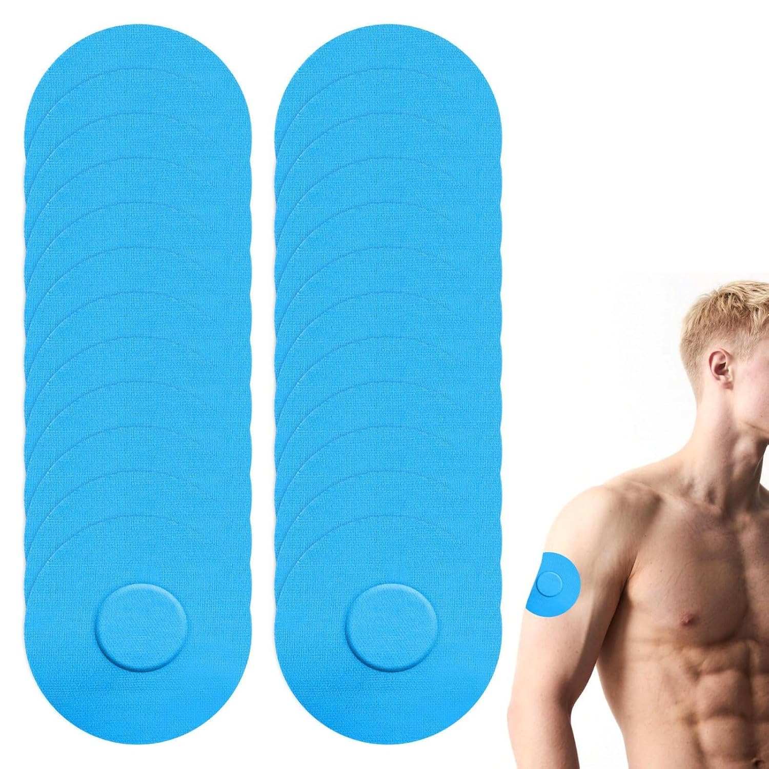 25Pcs Sensor Covers for Freestyle Libre 1/2/3 Sensor,for Freestyle Libre2 Sensor Cover,Breathable Skin Friendly Patches for Libre Sensor for Run Relax and Glucose Monitor