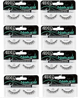 Ardell Fashion Lashes Natural Strip Lash, (Black) [120] 1 each ( Pack of 8)