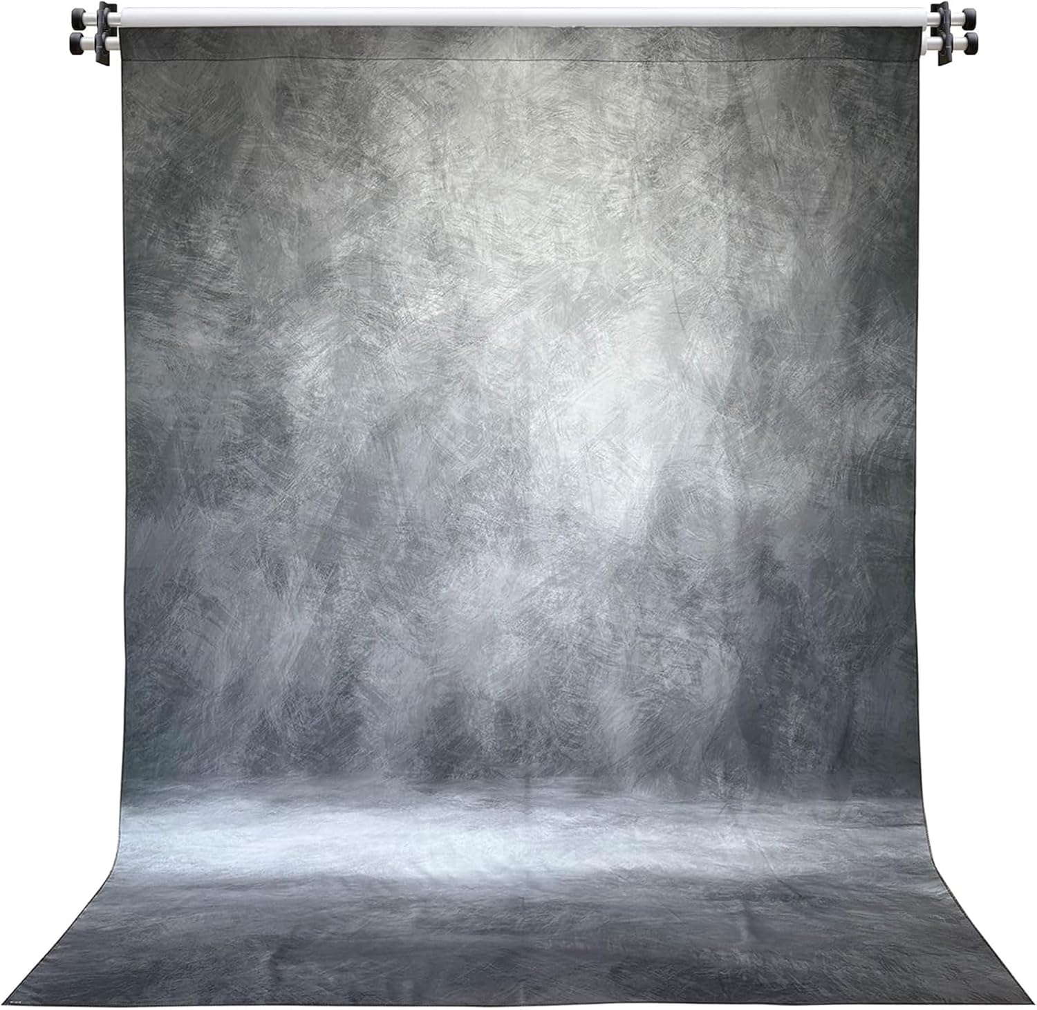 Abstract Gray Professional 8x10ft / 2.4x3m Photography Backdrop for Portrait Photo Props Booth Background Photoshoot Studio with Ployester Fabric Roller Pocket on Top