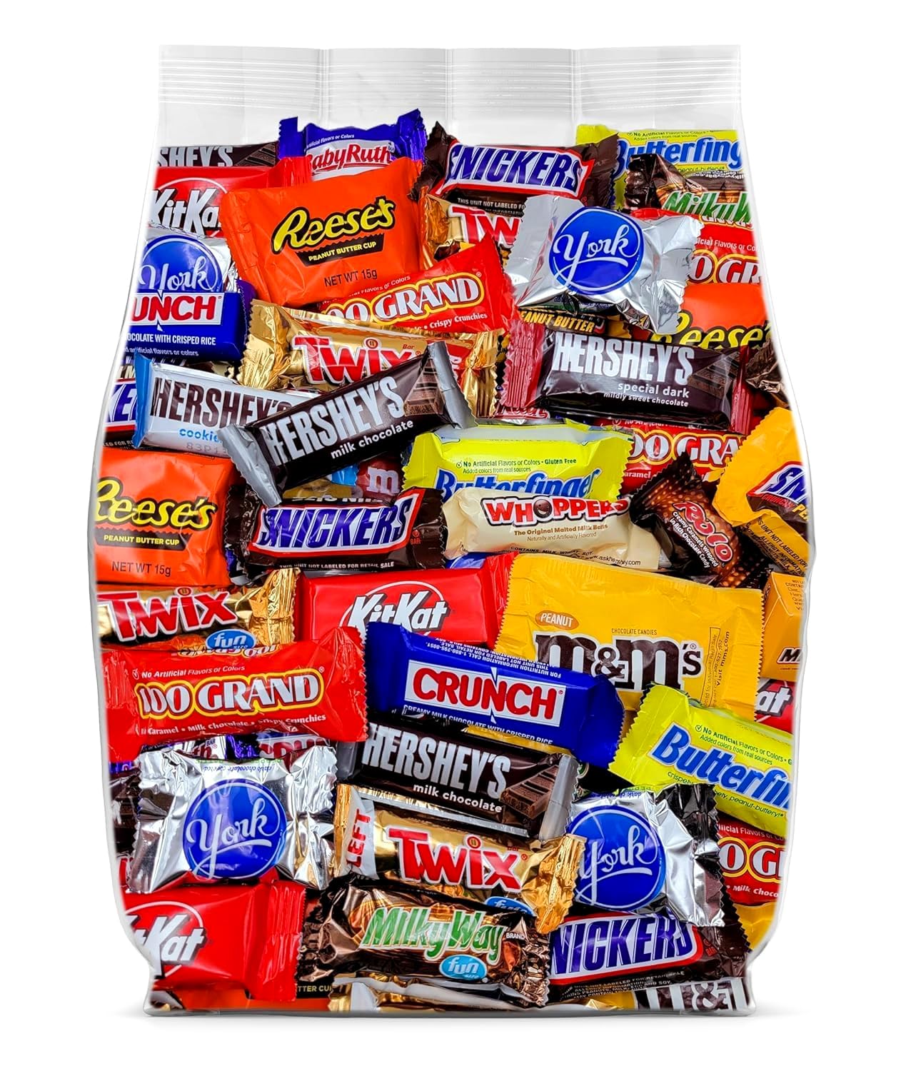 Assorted Chocolate Candy Variety Pack 5lb - Bulk Candy Individually Wrapped - Bulk Chocolate Candy Bars for Goodie Bags, Party Favors, Pinata Stuffers and Office Snacks - 5 Pounds