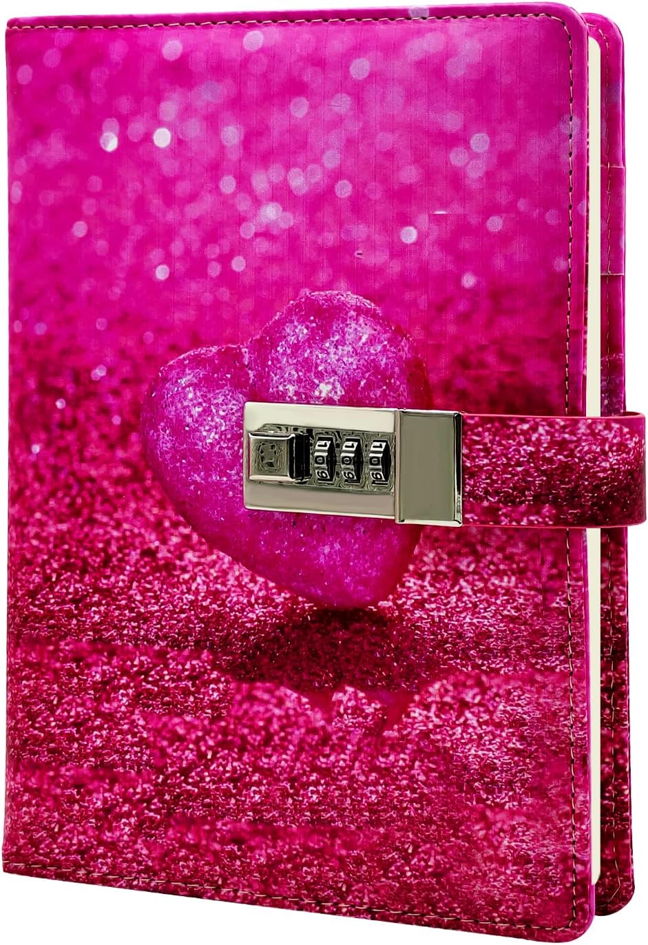 Diary for Girls with 240 Pages,Age 8-12 Gifts for 6 7 8 9 10 11 12 13 14 15 16 Year Old Girls Diary with Lock (Rose pink)