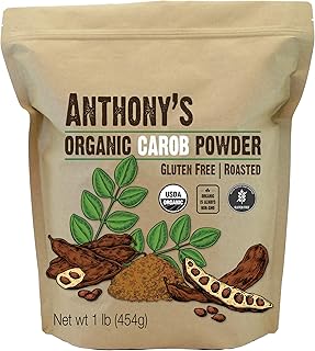 Anthony's Organic Carob Powder, 1 lb, Gluten Free, Non GMO, Cocoa Powder Alternative, Unsweetened