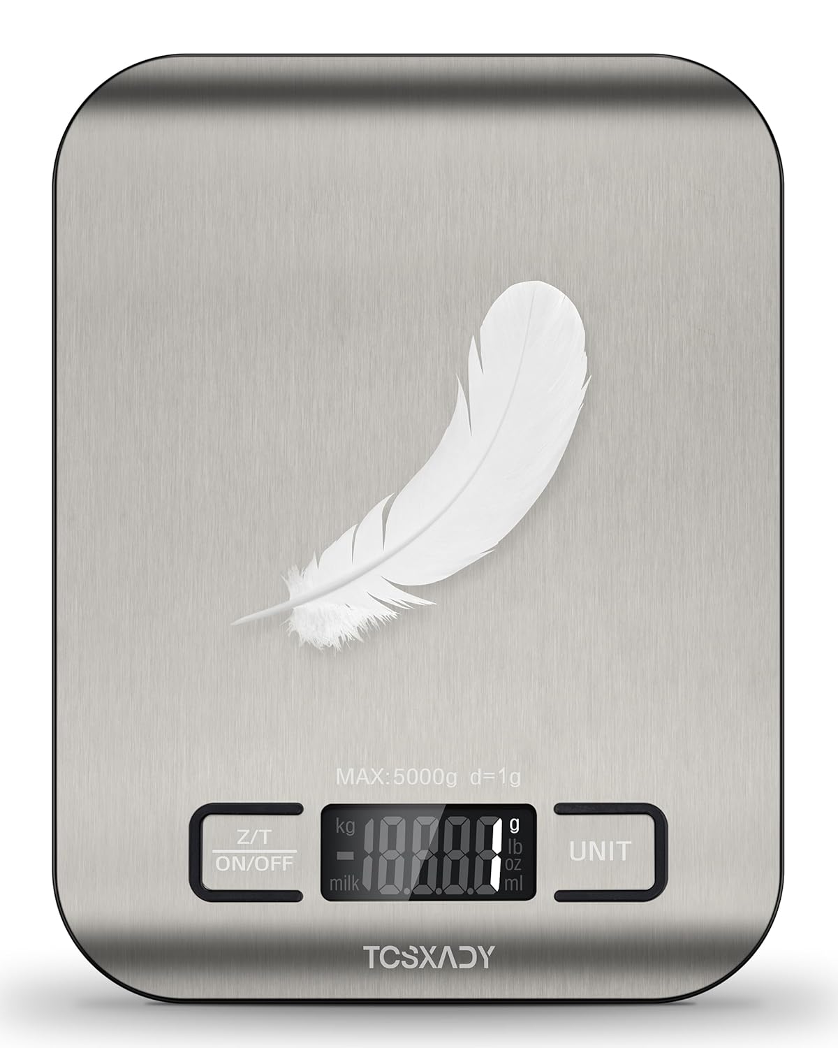 Food Scale, Digital Kitchen Scale with Grams & Ounces Units, 11lb