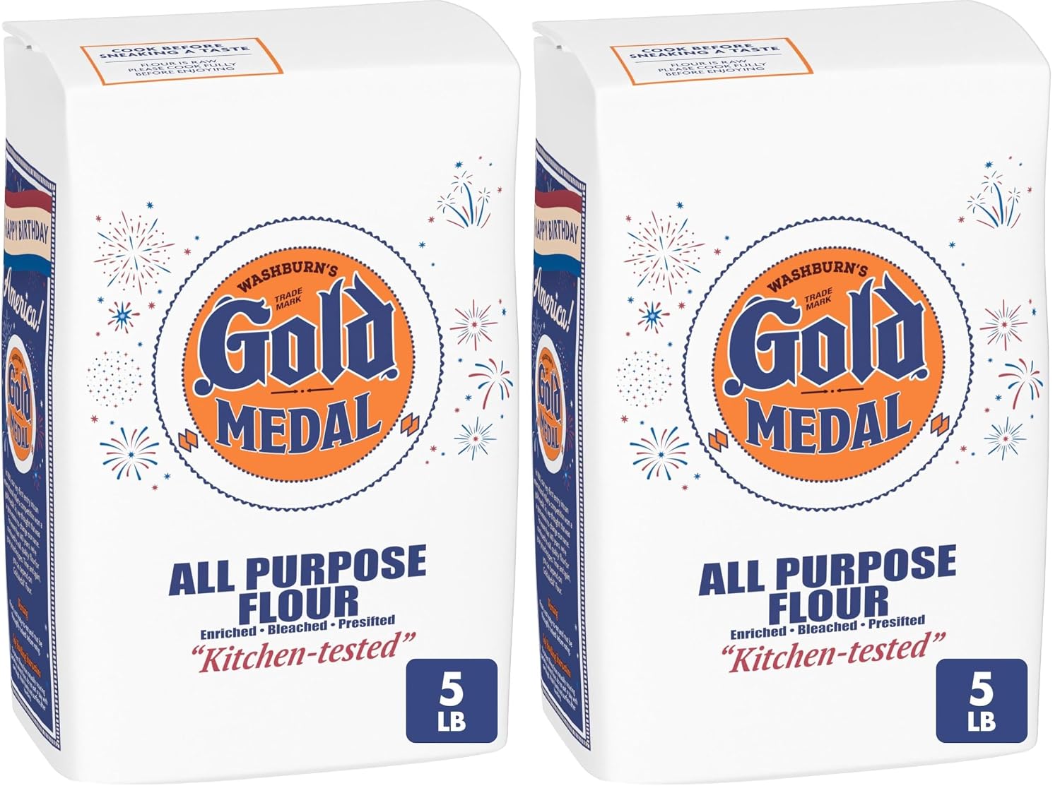Gold Medal All Purpose Flour, 5 lb (Pack of 2)
