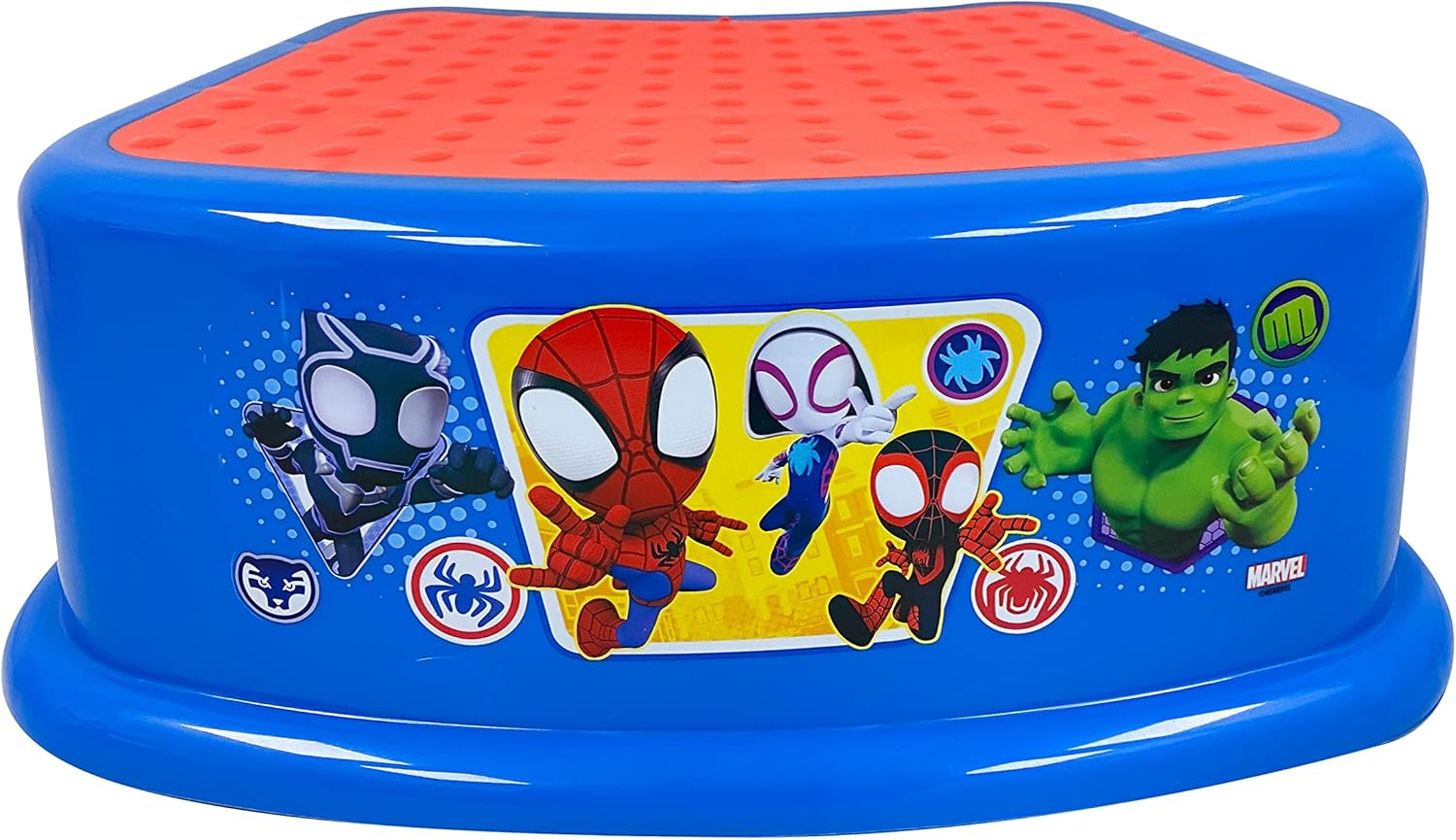 Ginsey Spidey and His Amazing Friends Team Up Step Stool - Kids Step Stool, 1 Count, 1.07 pounds