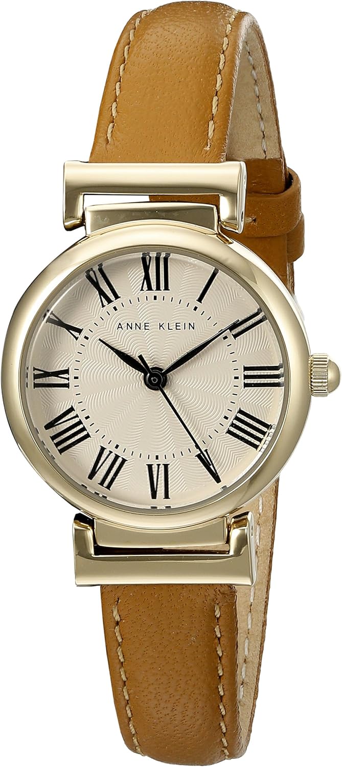 Anne Klein Women's Leather Strap Watch