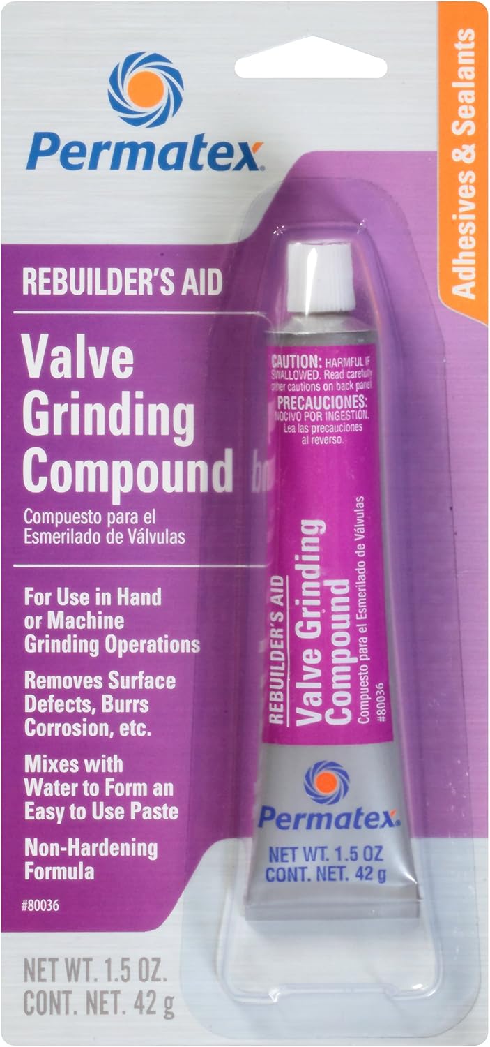Permatex 80036-12PK Valve Grinding Compound, 1.5 oz. (Pack of 12)