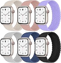 Braided Solo Loop Compatible with Apple Watch Band 38mm 40mm 41mm 42mm 44mm 45mm 49mm for Women Men, Watch Strap for iWatch 9 8 7 6 5 4 3 2 1 SE Ultra