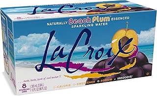 LaCroix Sparkling Water, Beach Plum, 12 Fl Oz (pack of 8)