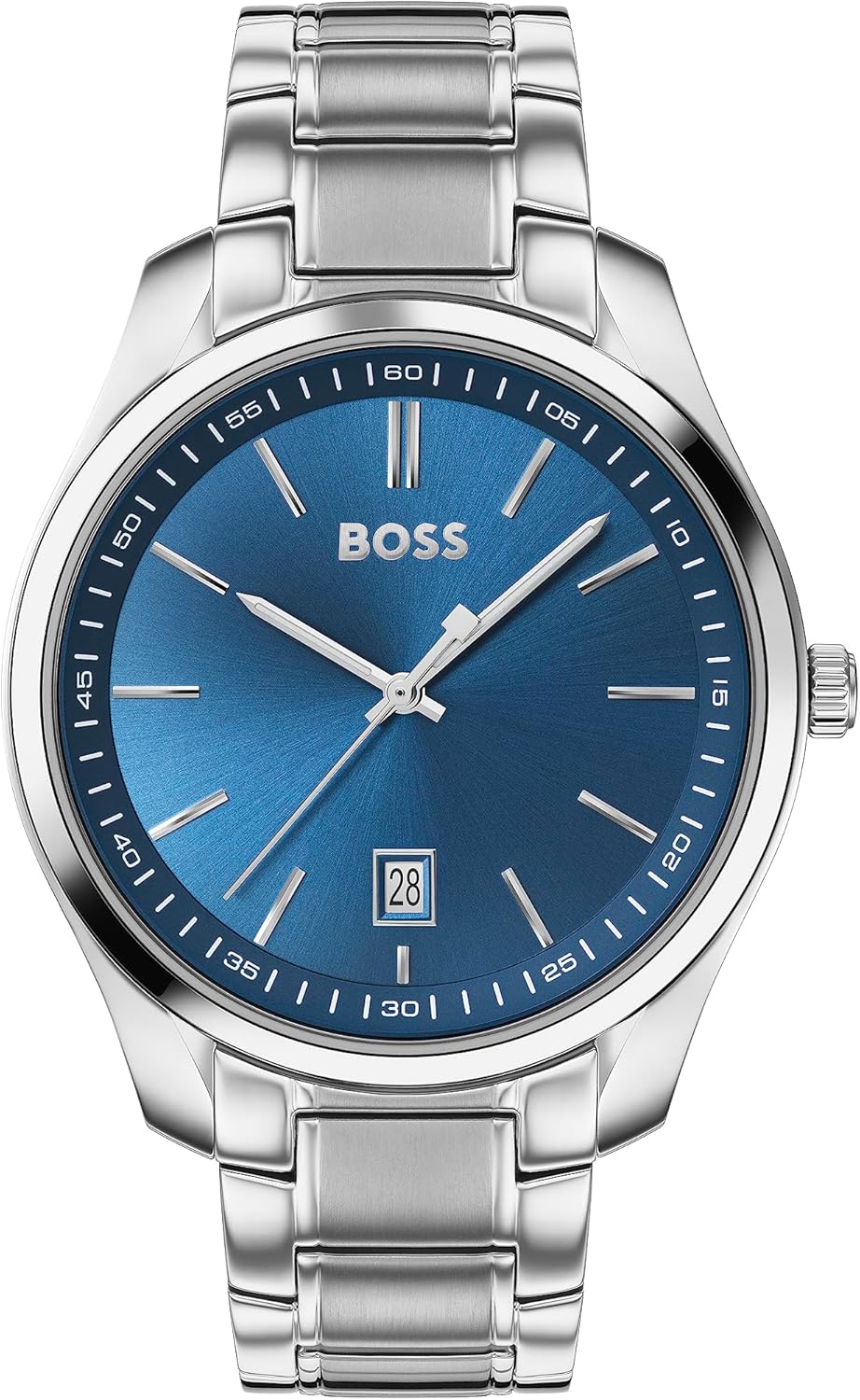 BOSS Analogue Quartz Watch for Men Circuit Collection with Silver Stainless Steel Bracelet - 1513731