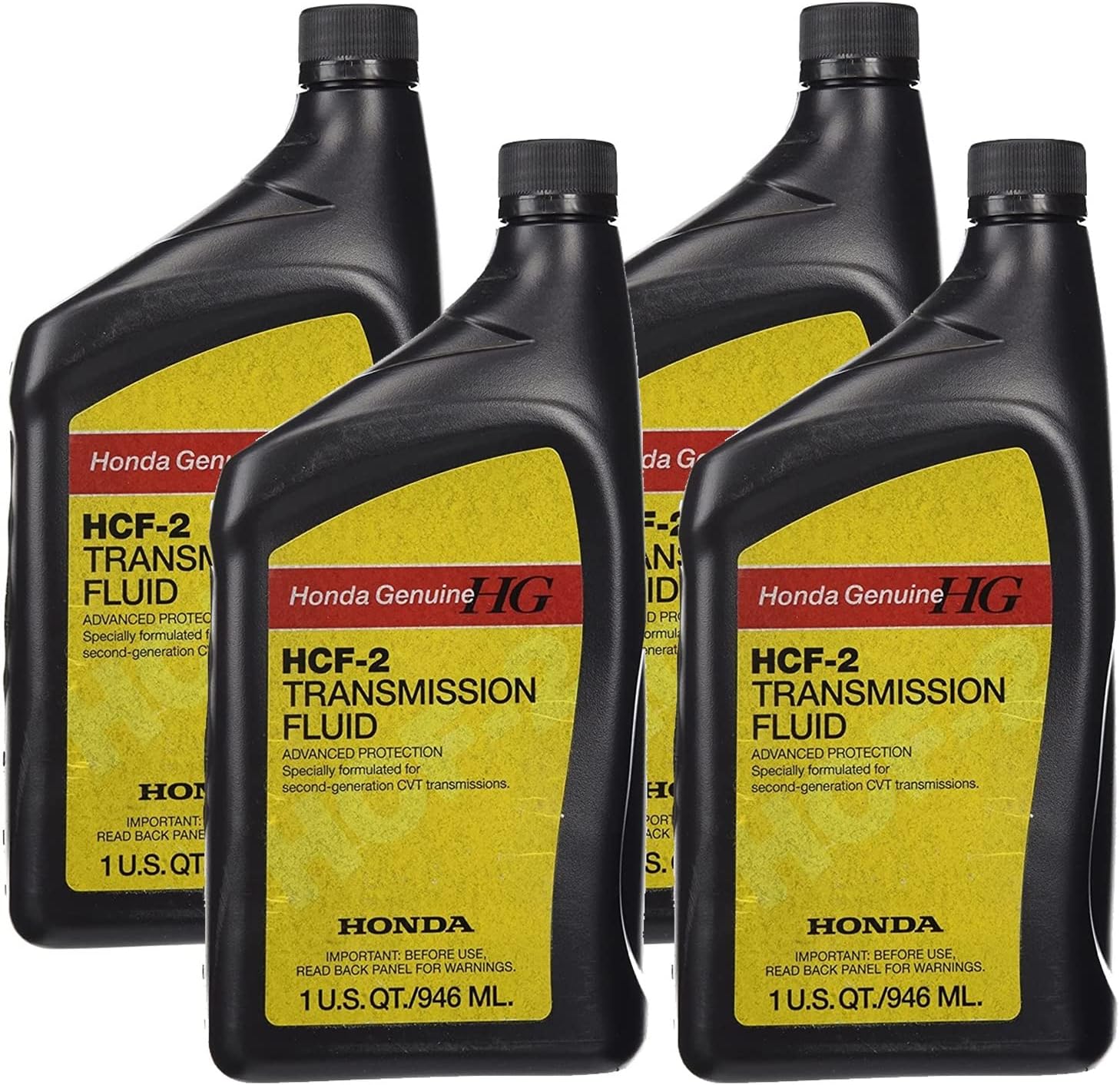Genuine OEM HCF-2 CVT 4 Quarts Automatic Transmission Fluid (4x1 Qt) For Honda
