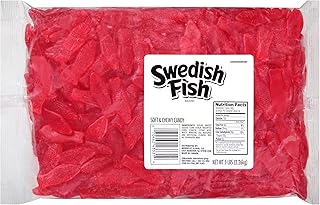 SWEDISH FISH Soft & Chewy Candy, Bulk Candy, 5 lb