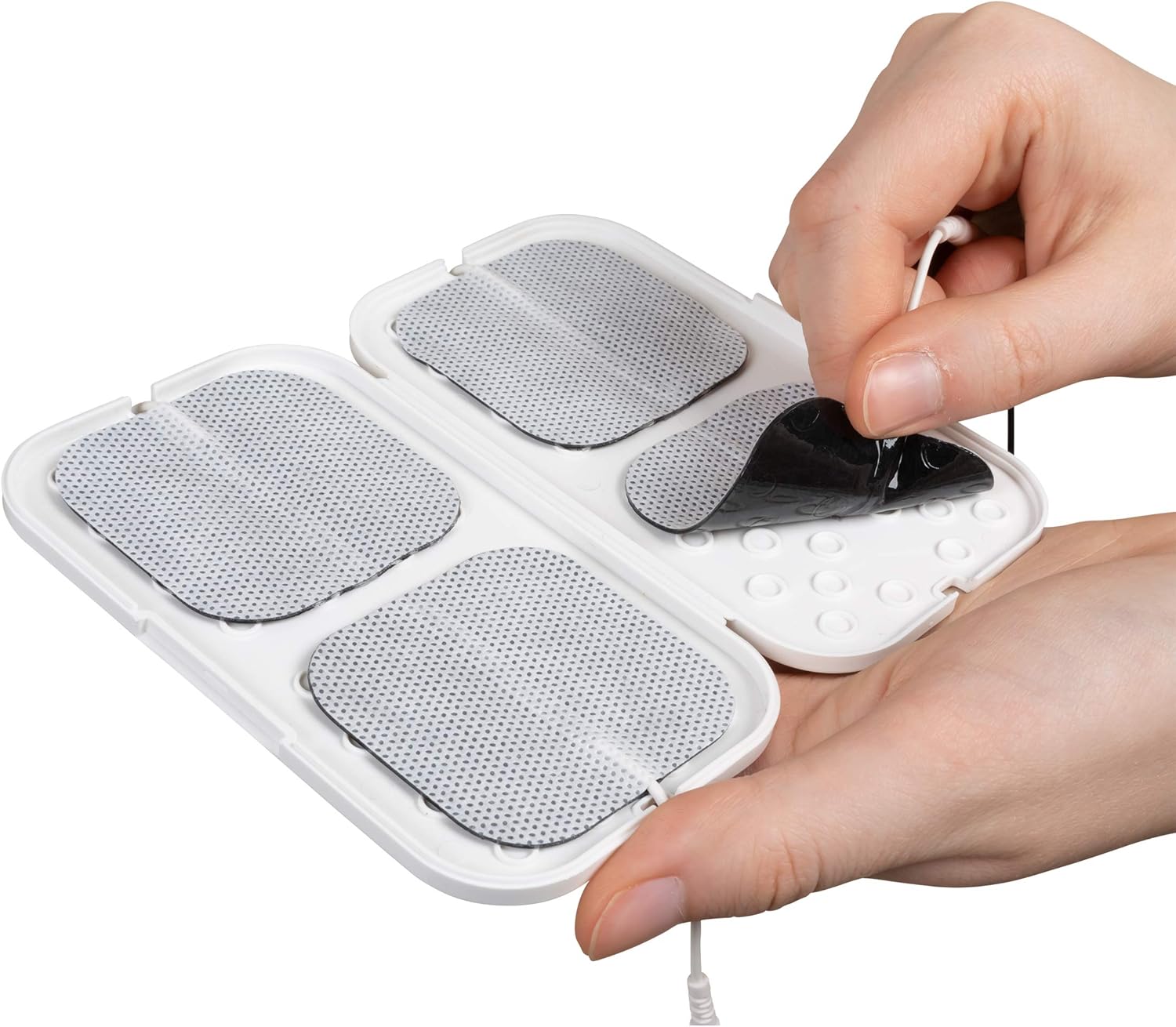 TENS 7000 TENS Unit Pad Holder, Holds (4) 2" X 2" Or (2) 2” x 4” TENS Unit Replacement Pads