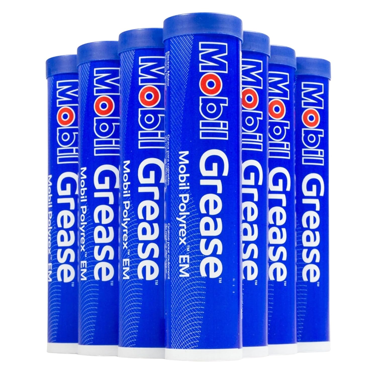 (10 Pack) - 13.7 oz Mobil Polyrex EM, Motor Grease - Tubes - High-Performance Lubrication for Electric-Motor Bearings