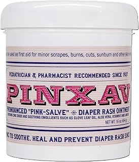 PINXAV Healing Cream, Fast Relief for Diaper Rash, Eczema, Chafing, Bed Sores, Acne, and Minor Cuts and Burns (16 OZ)