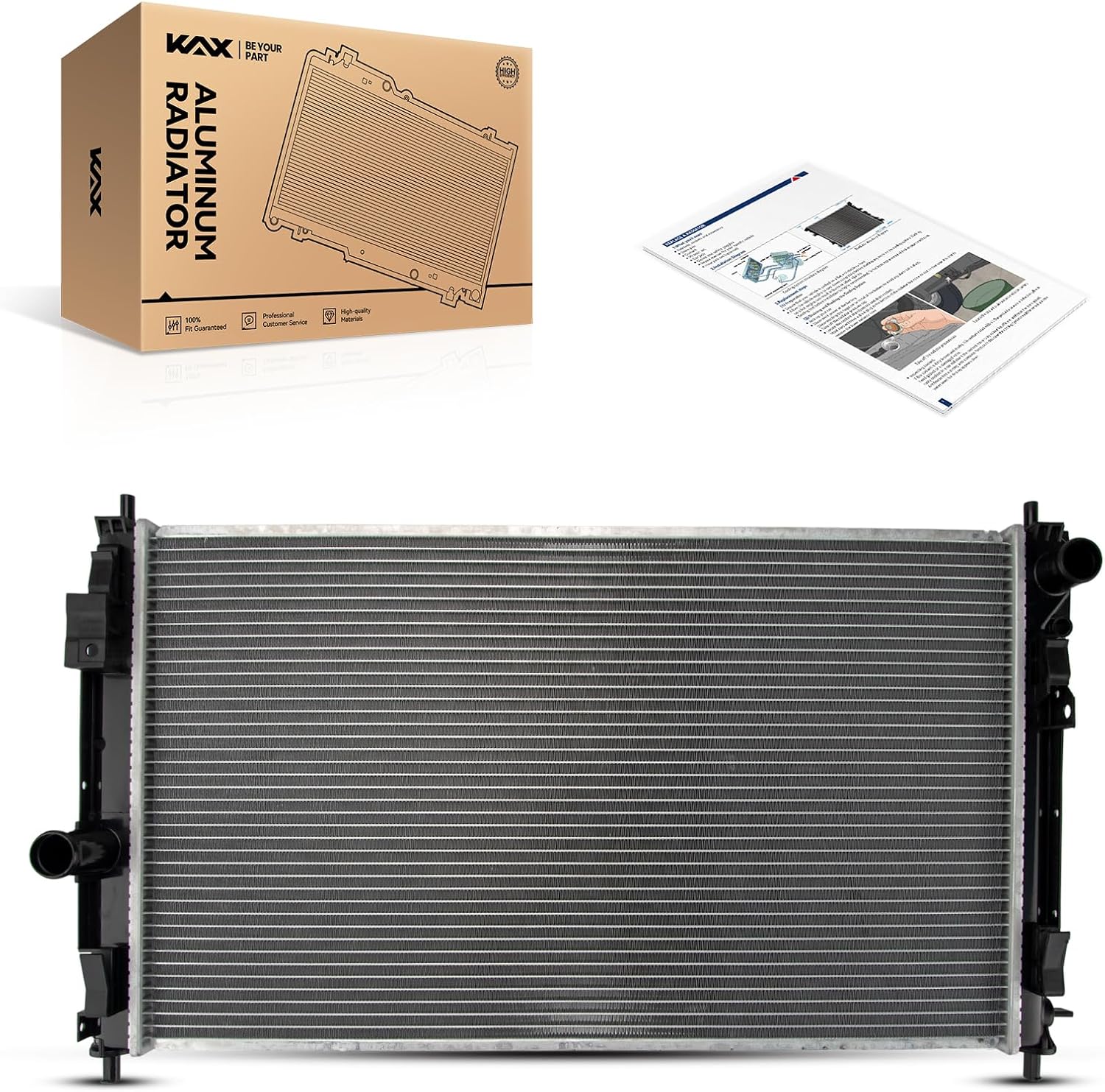KAX CU2951 Engine Cooling Radiator, Compatible with 2007-2016 Patriot