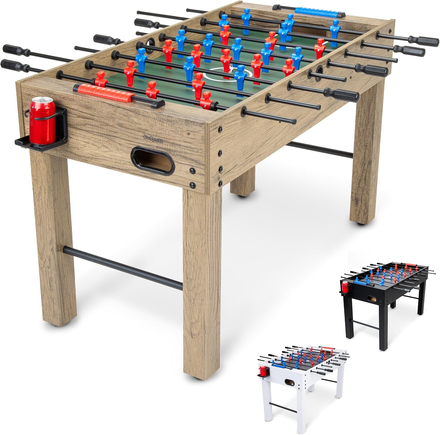 GoSports 48 Inch Foosball Table for Home, Office or Game Room – Choose Color