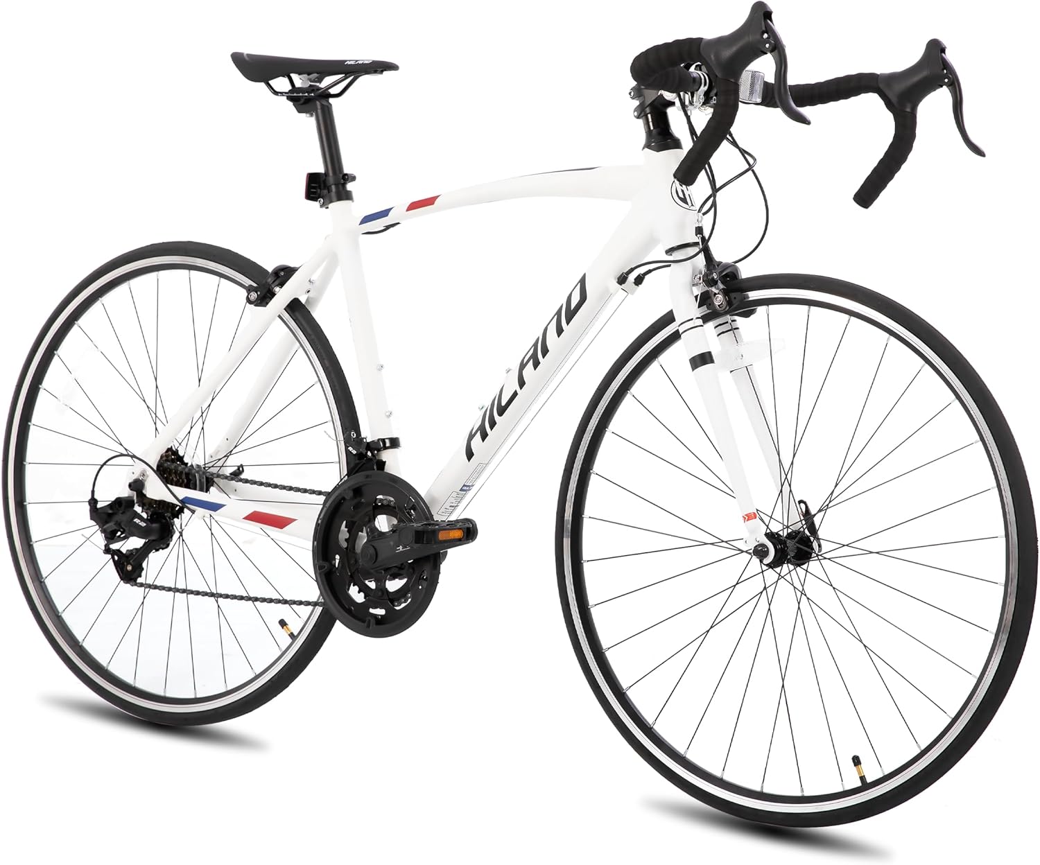 HILAND 700C Road Bike, 14 Speeds Sport Bike, Light Weight Aluminum Frame, Racing Bike for Men Women Adult Bicycle