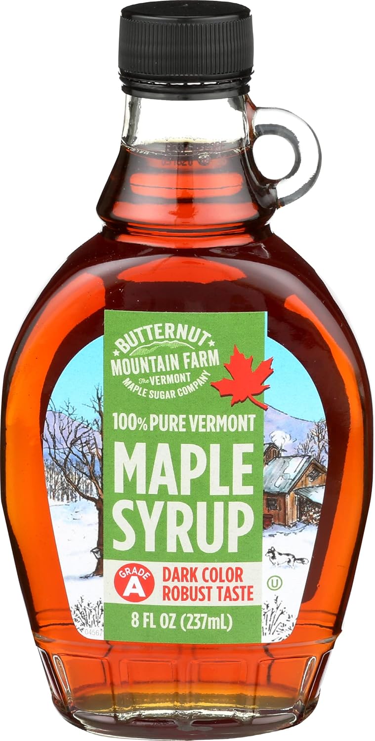 Butternut Mountain Farm Robust Dark Maple Syrup, 8 FZ