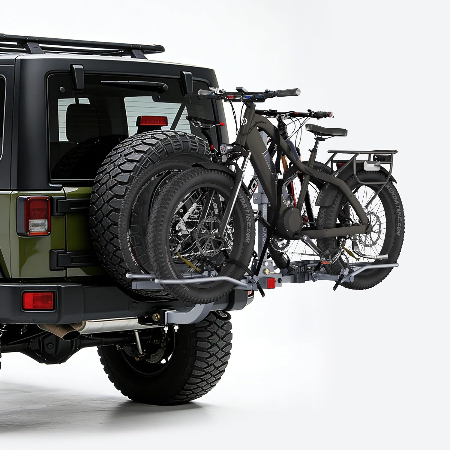 WILDROAD 2-Bike Hitch Rack, 180 lbs, Tilting & Foldable, Fits 2"