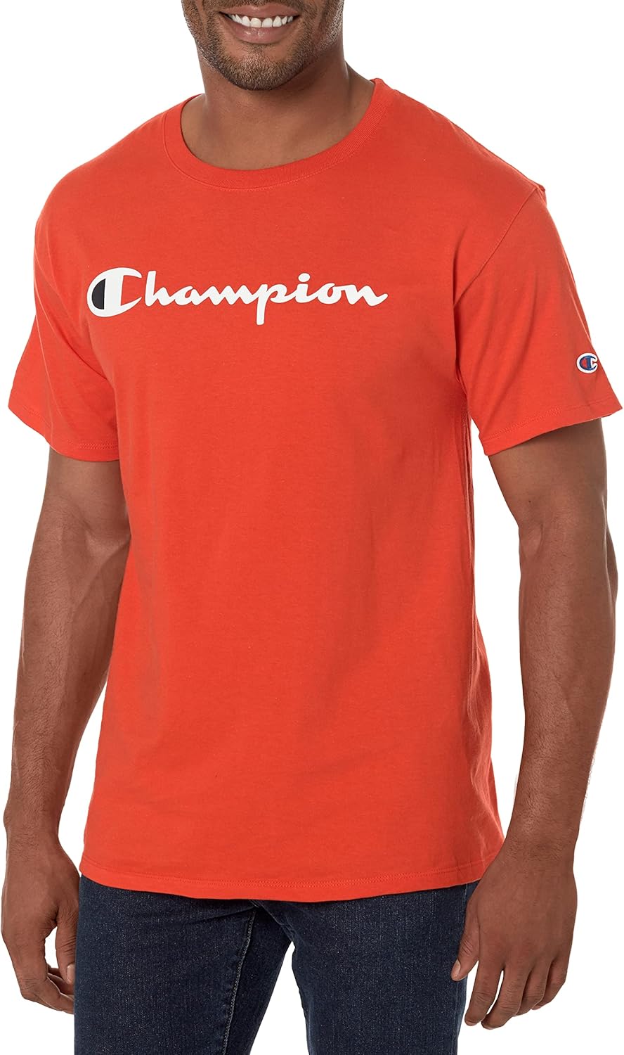 Champion Herren Klassisches Grafik T-Shirt