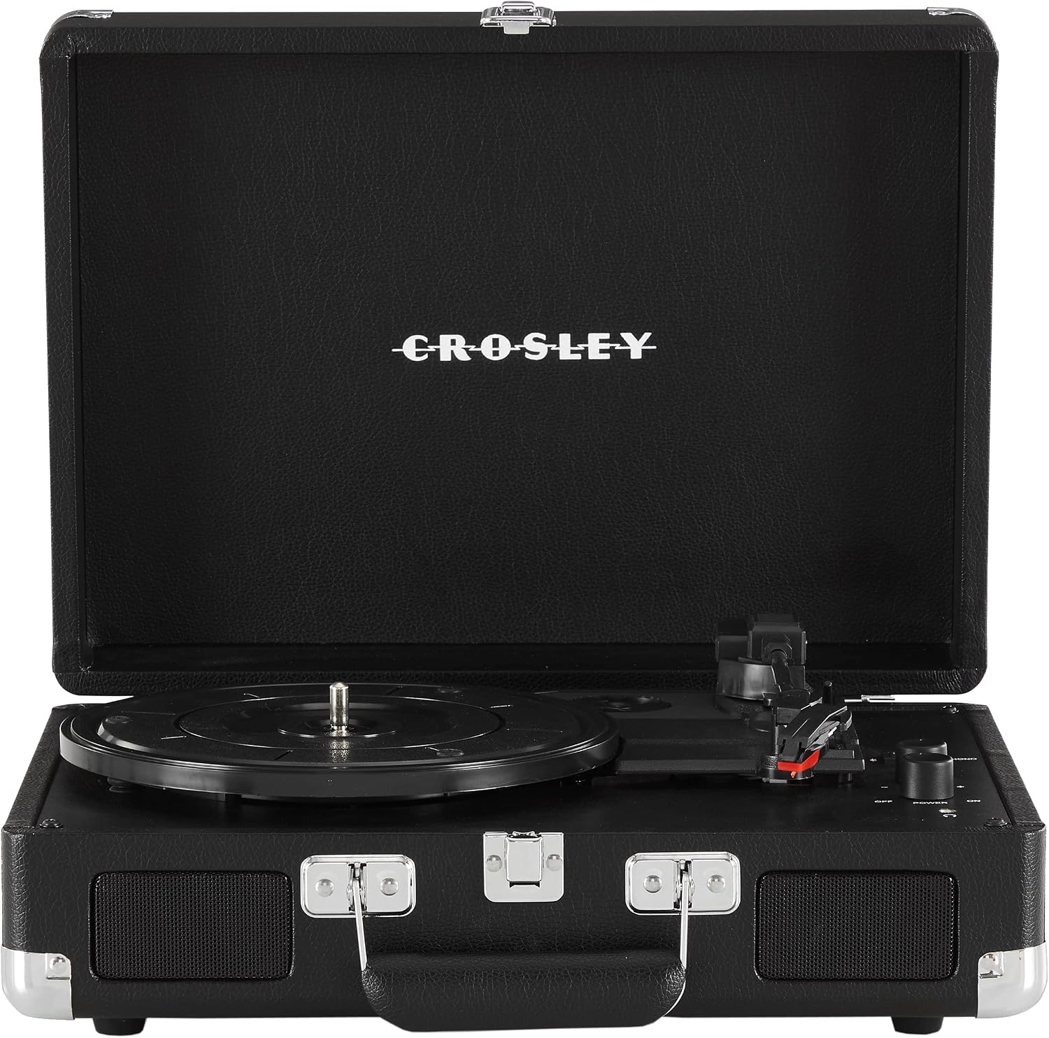 Crosley CR8005DP-BK1 Cruiser Plus Record Player, Black