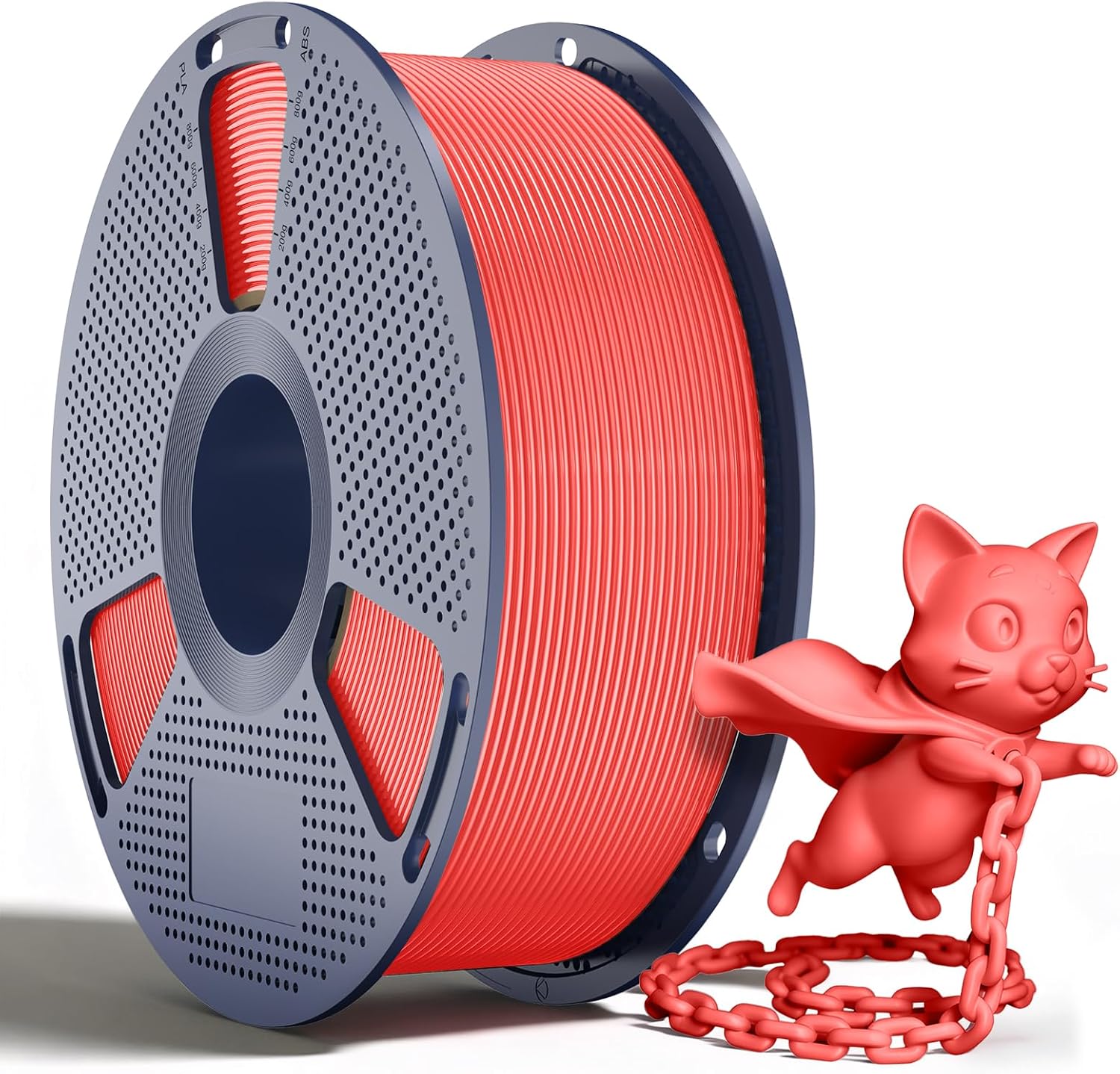 SUNLU PLA+2.0 Filament 1.75mm, 1KG, Cherry Red
