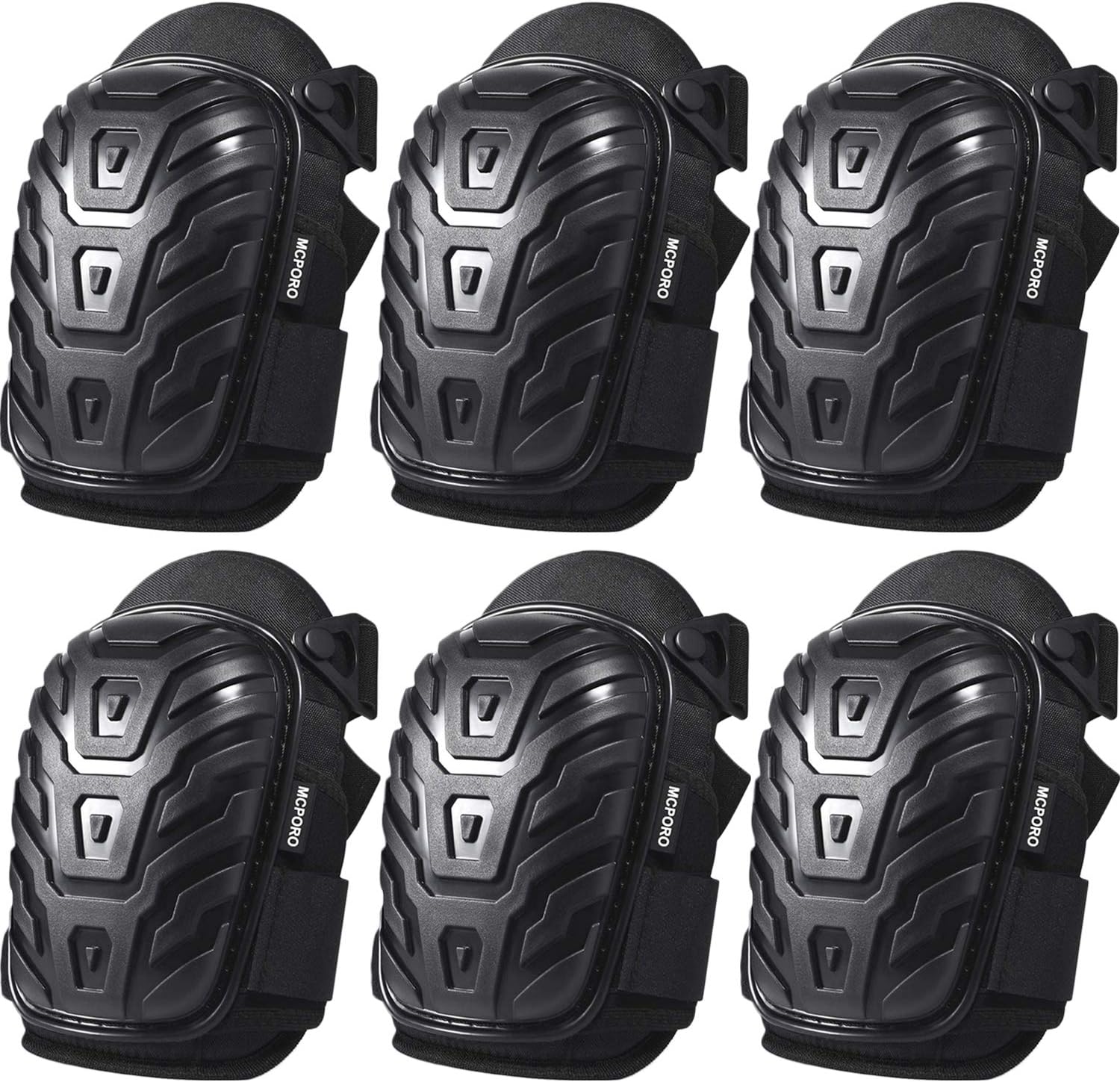 Professional Knee Pads for Work – Breathable Heavy Duty Construction Pads With Foam Padding for Construction, Gardening, Flooring with Adjustable Non-Slip Straps (3)