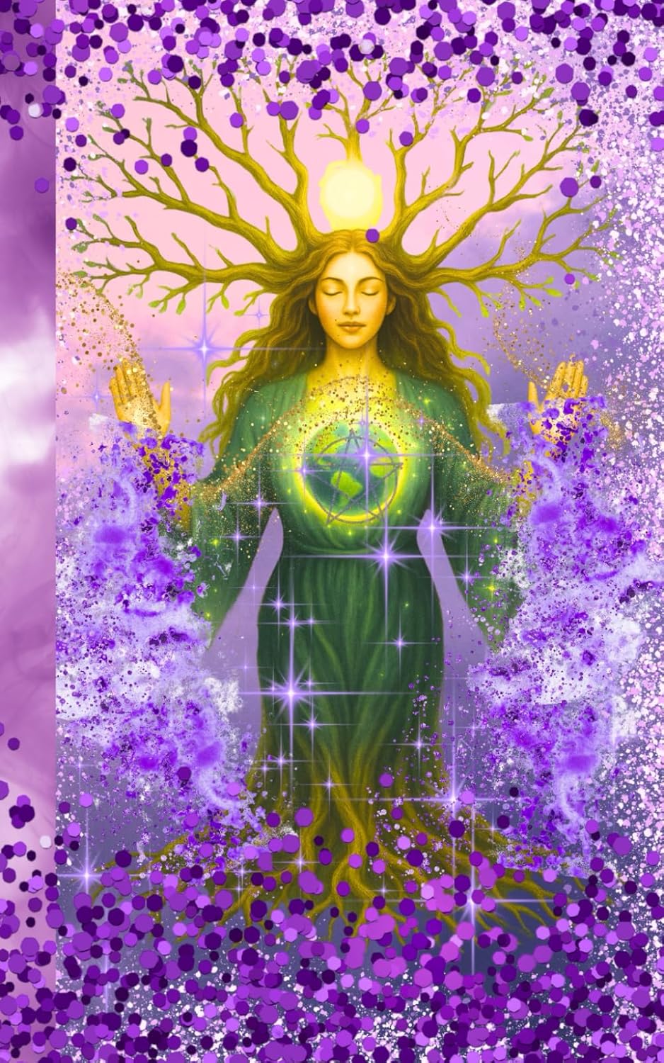 Inspired Auras Spiritually Royal Purple: 5*8