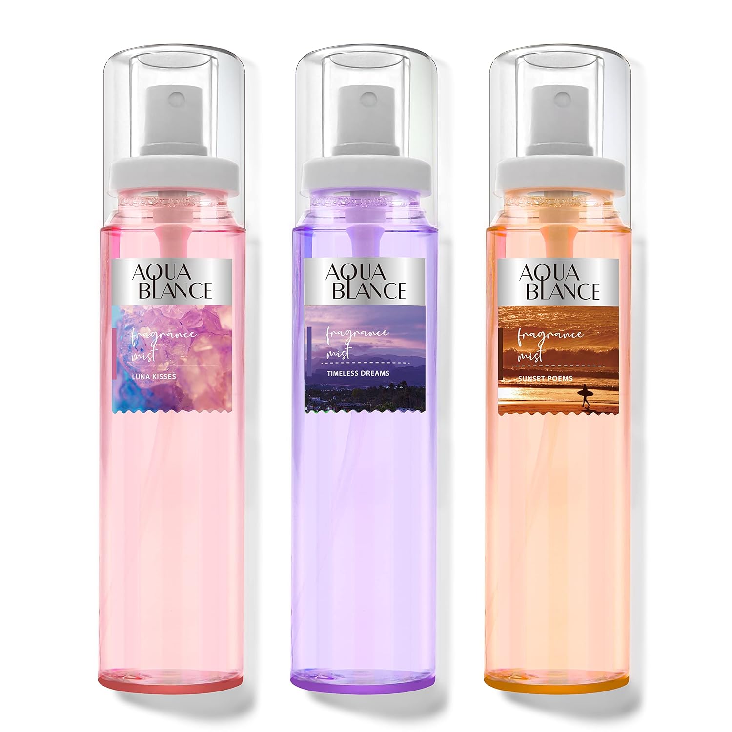 Body Spray, Fragrance Mist for Women, Pack of 3, Each 3.9 Fl Oz, Total 11.7 Fl Oz