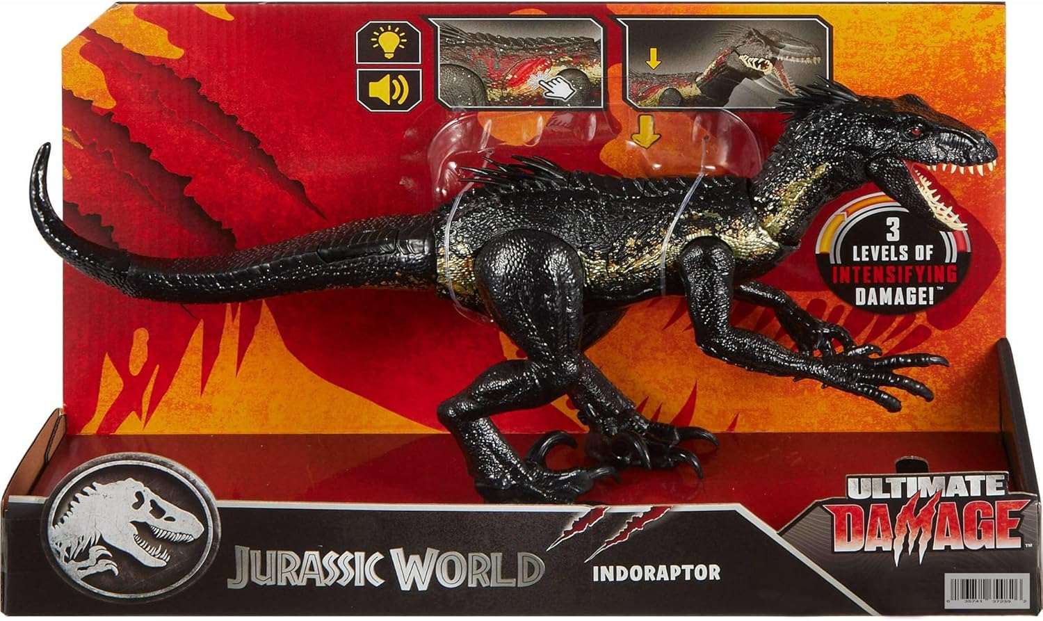 Jurassic Ultimate Battle Damage Indoraptor Action Figure